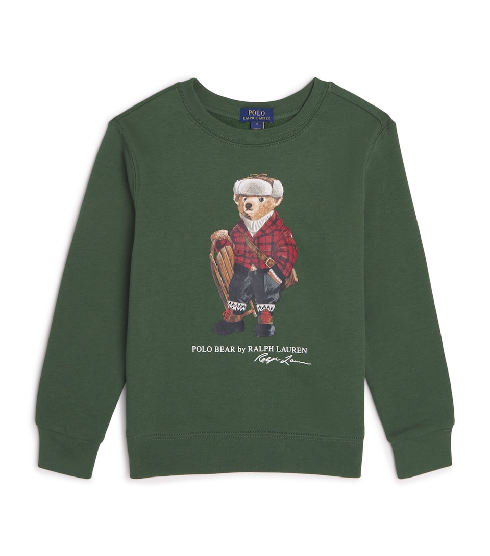 Cotton-Blend Polo Bear Sweatshirt (6-14 Years)