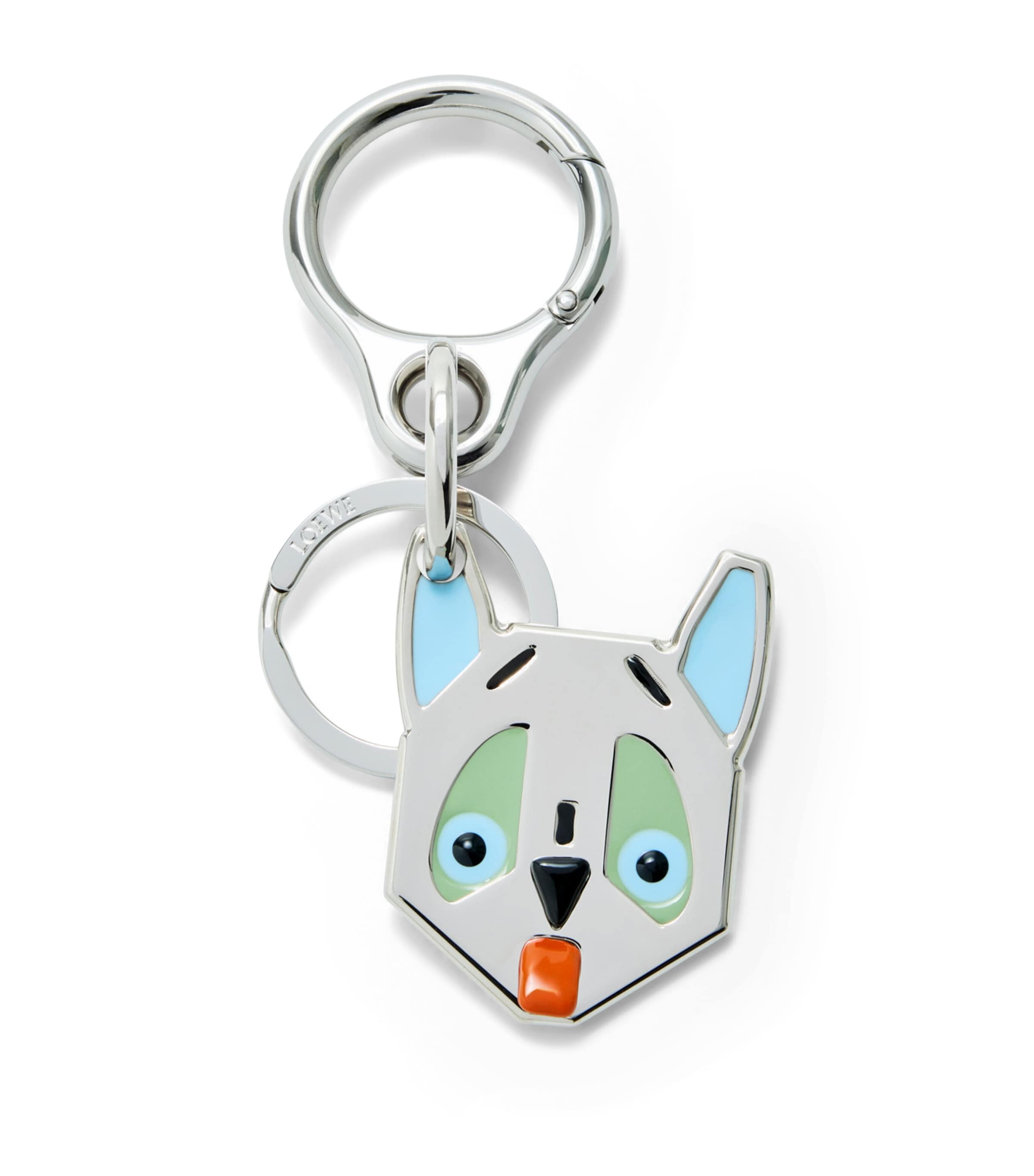 LOEWE x Louis Wain Futurist Cat Keyring