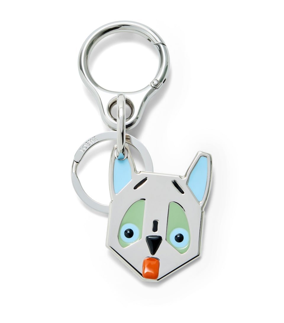 LOEWE x Louis Wain Futurist Cat Keyring