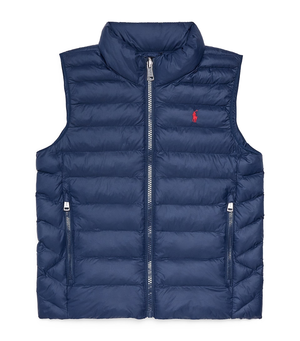 Quilted Polo Pony Gilet (7-14 Years)