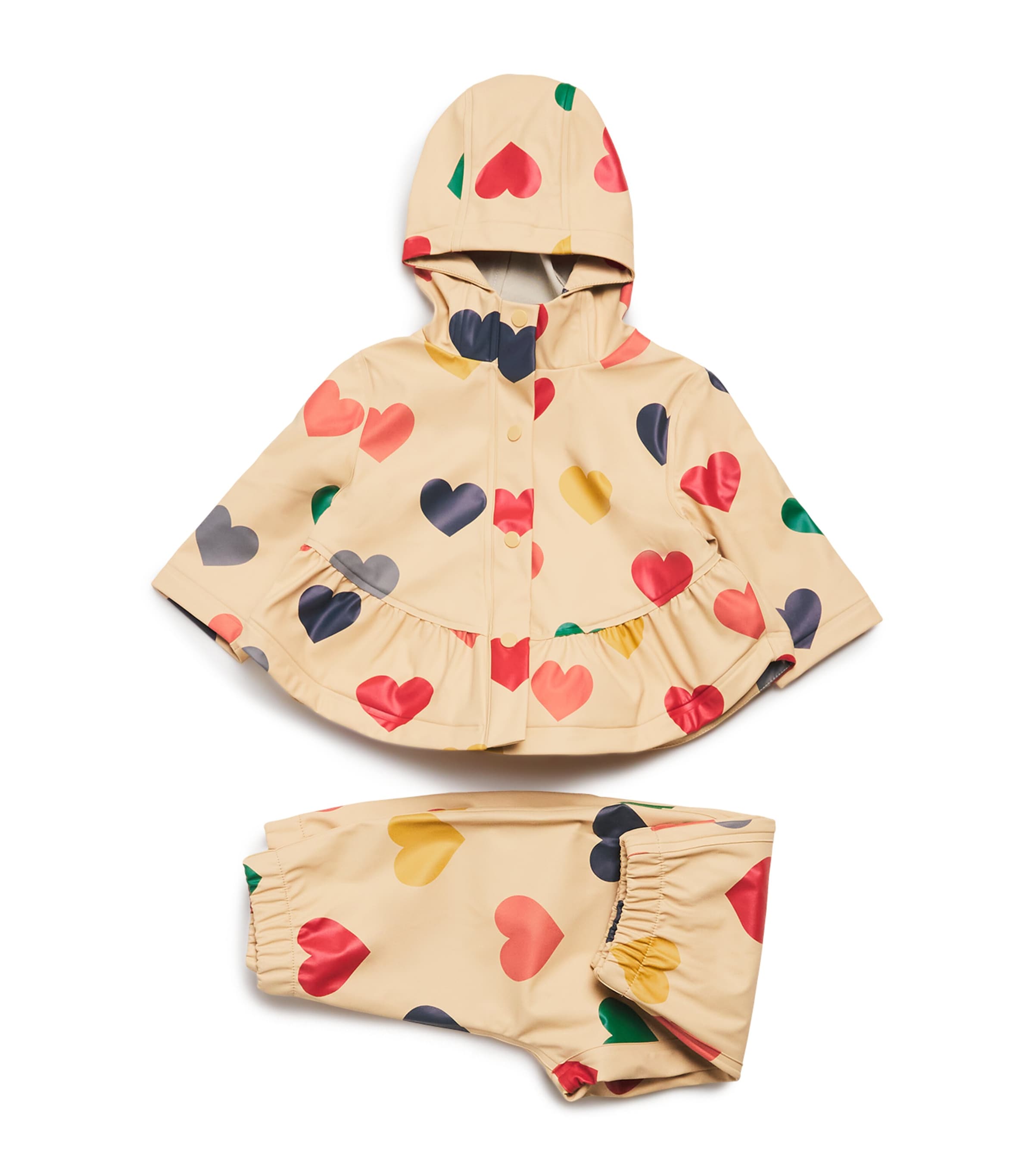 Printed Faire Jacket and Trousers Rain Set (5-10 Years)