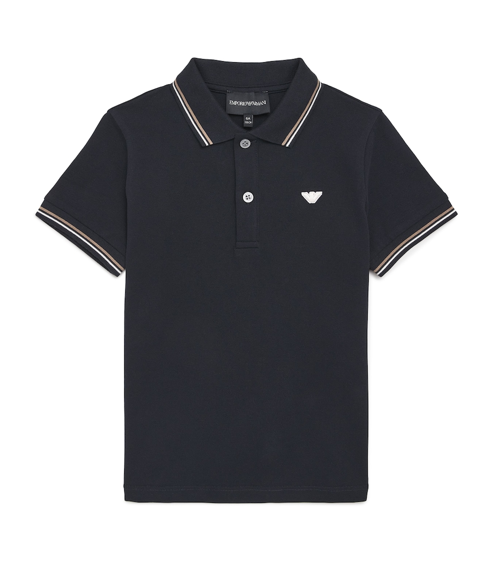 Stretch-Cotton Logo Polo Shirt (4-16 Years)