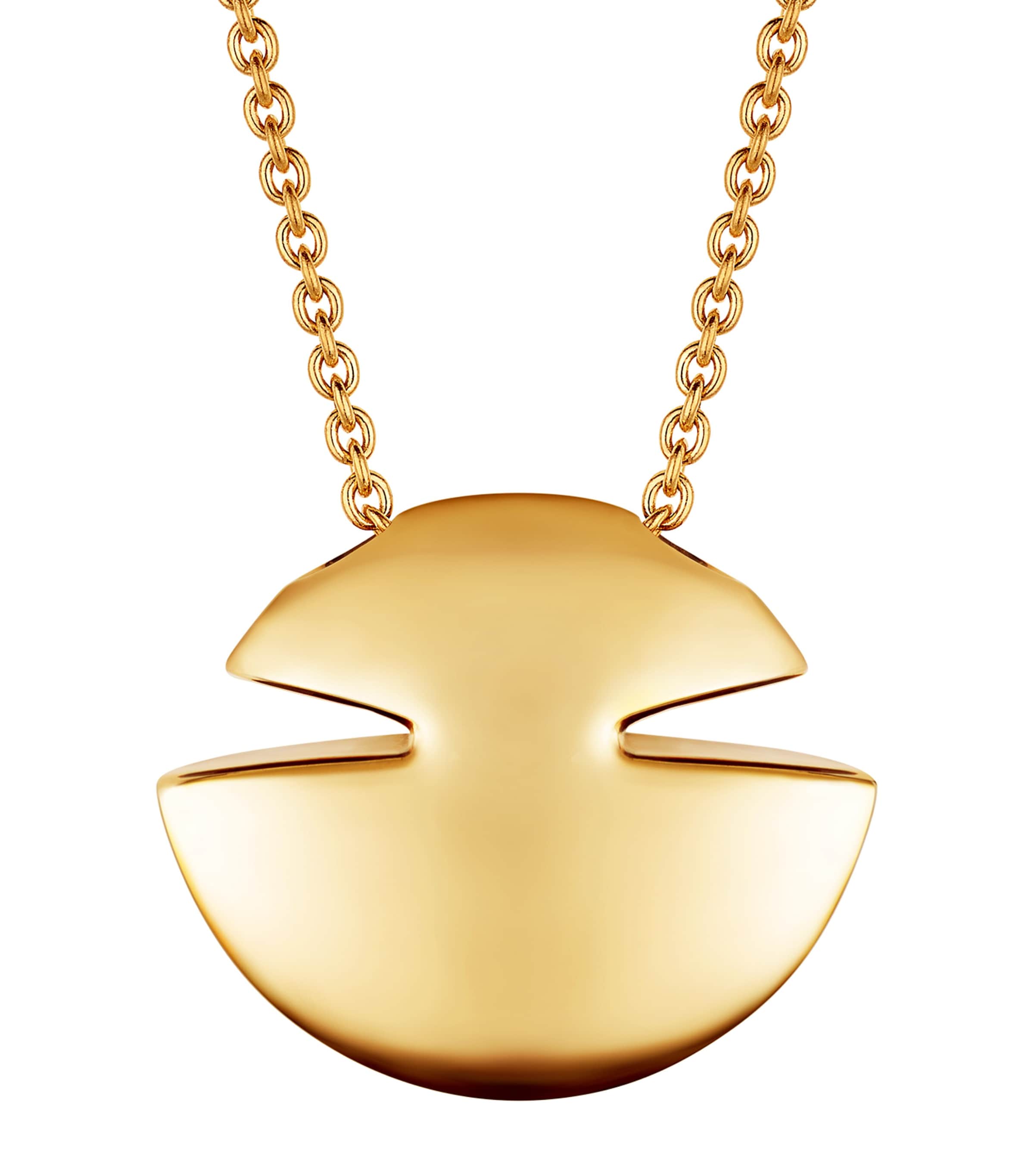 Yellow Gold Cabochon Necklace