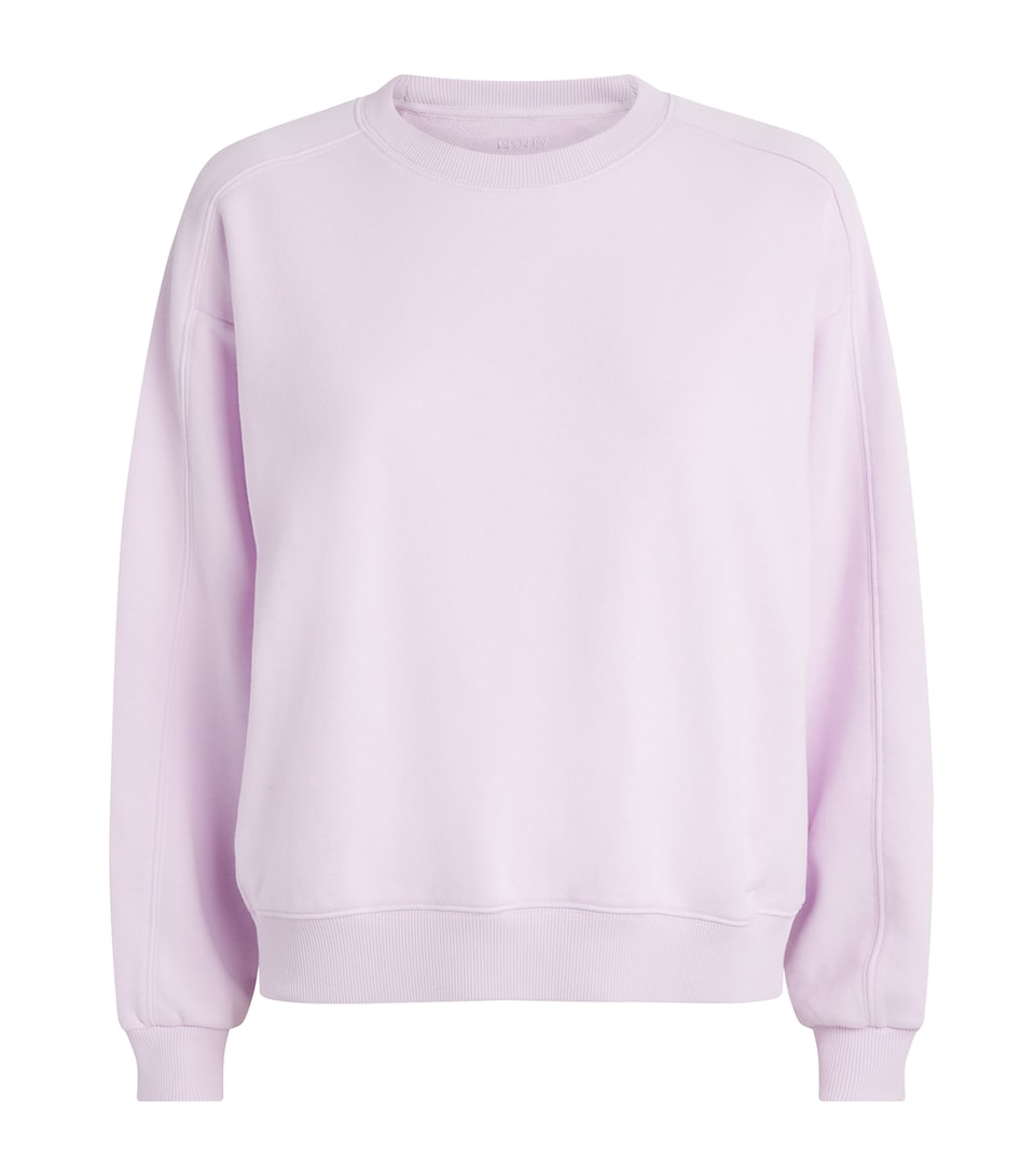 VUORI Womens Sedona Seams Sweatshirt Lilac Breeze