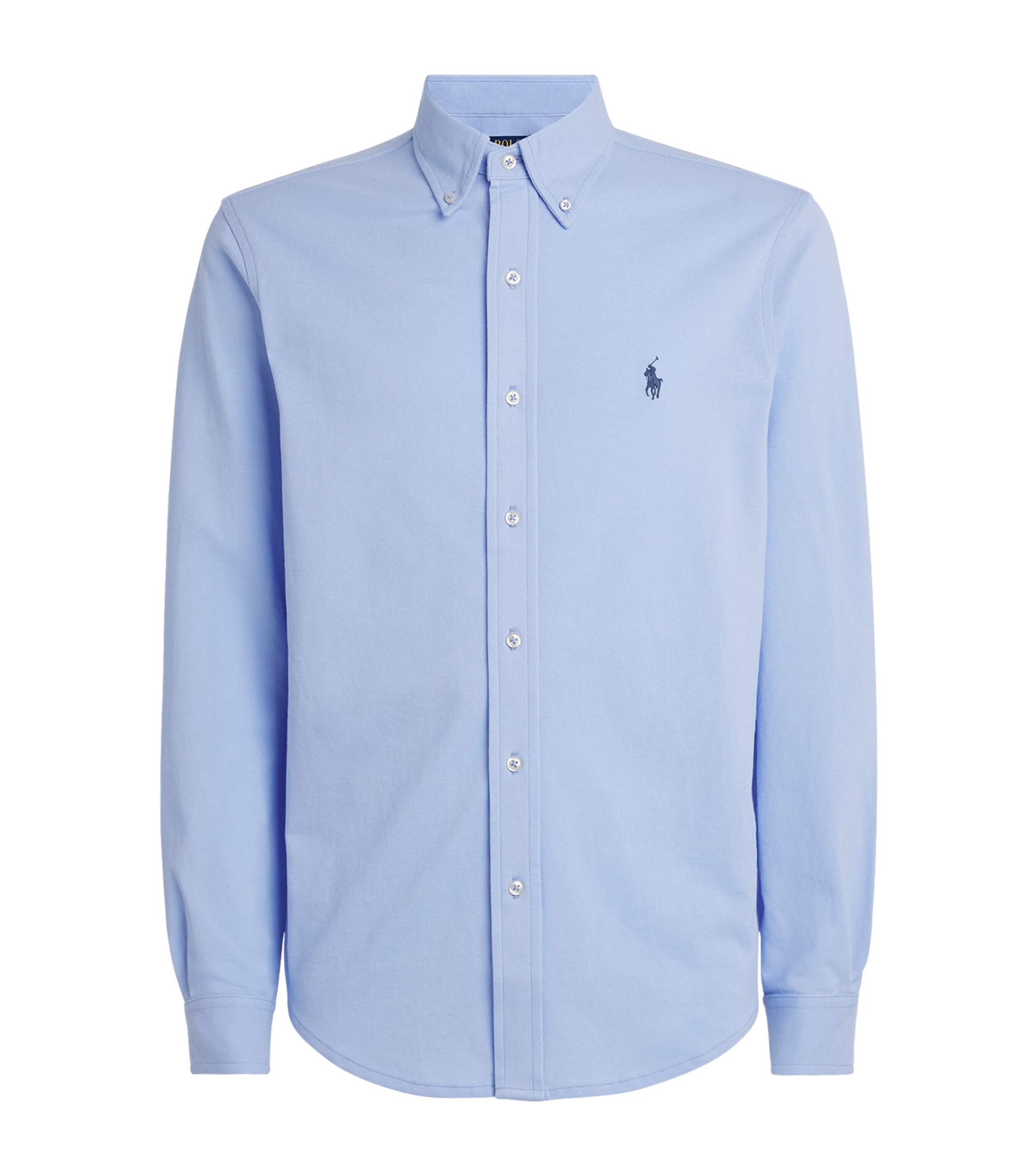 Polo Ralph Lauren Mens Cotton Featherweight Mesh Shirt Pebble