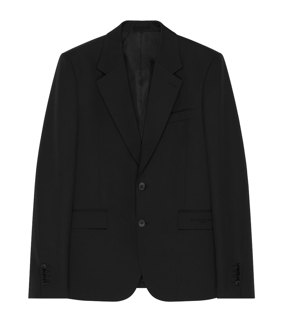 Wool Single-Breasted Blazer