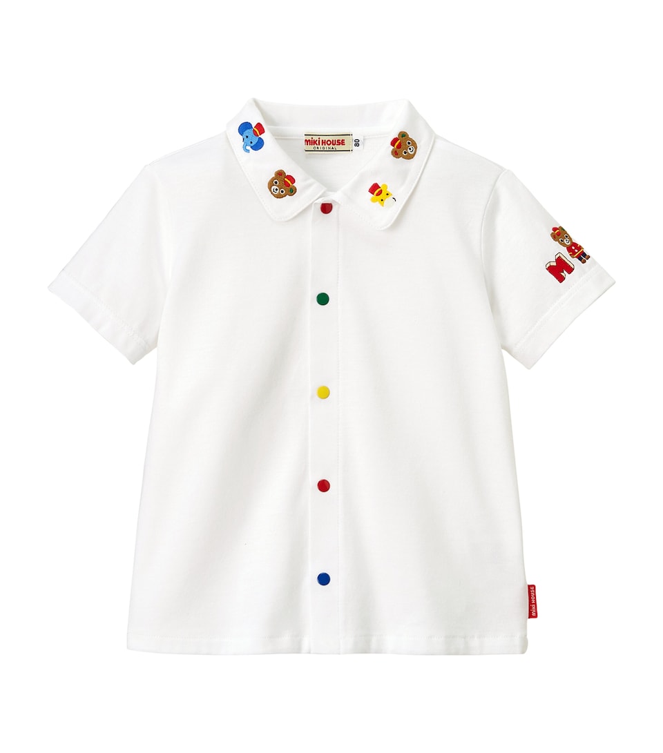 Miki House Cotton Button-Down Shirt (2-4 Years)