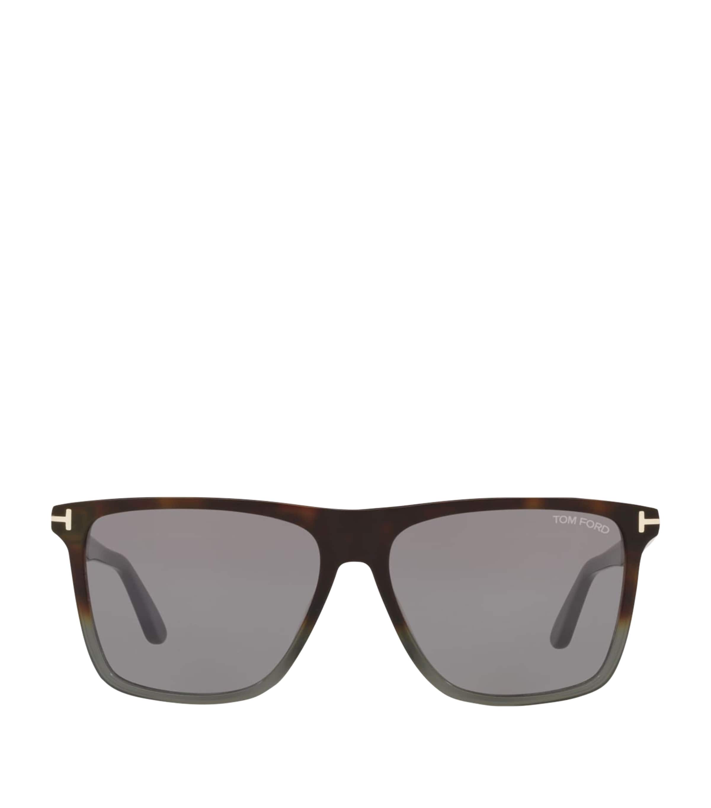 TOM FORD FT0832 Square Sunglasses Brown