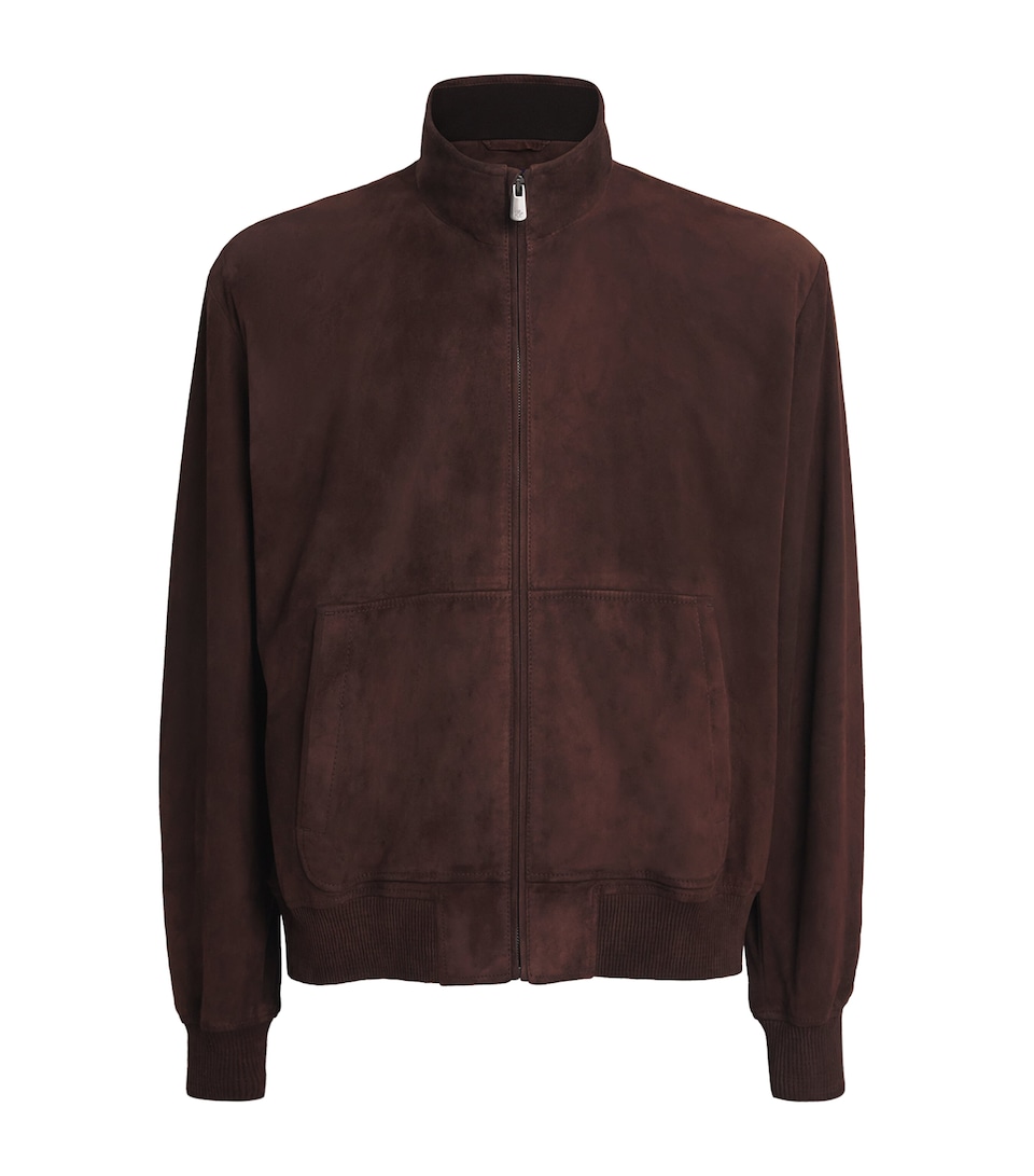 Suede Track Jacket