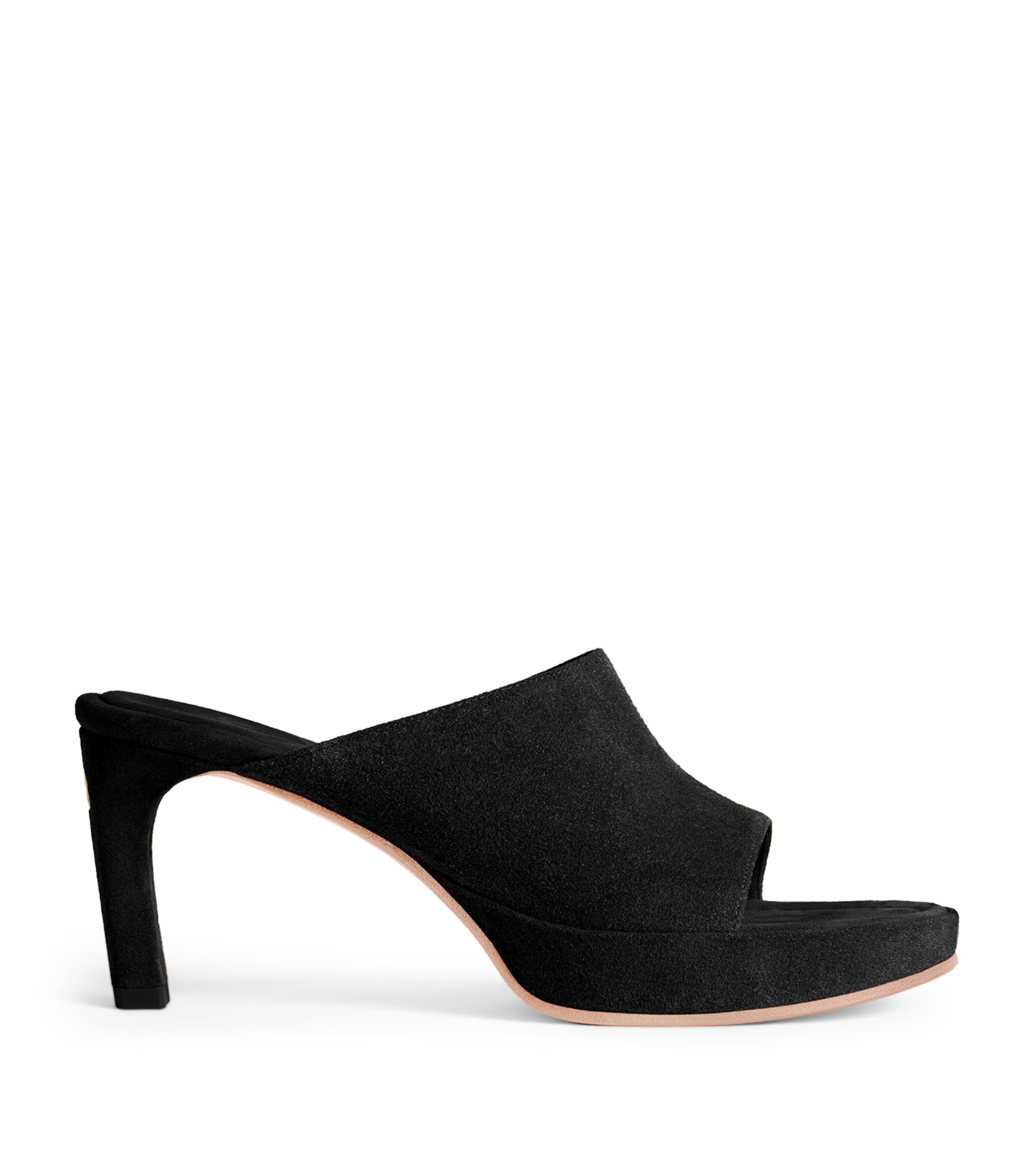 Balenciaga Suede Fargo Heeled Mules 80