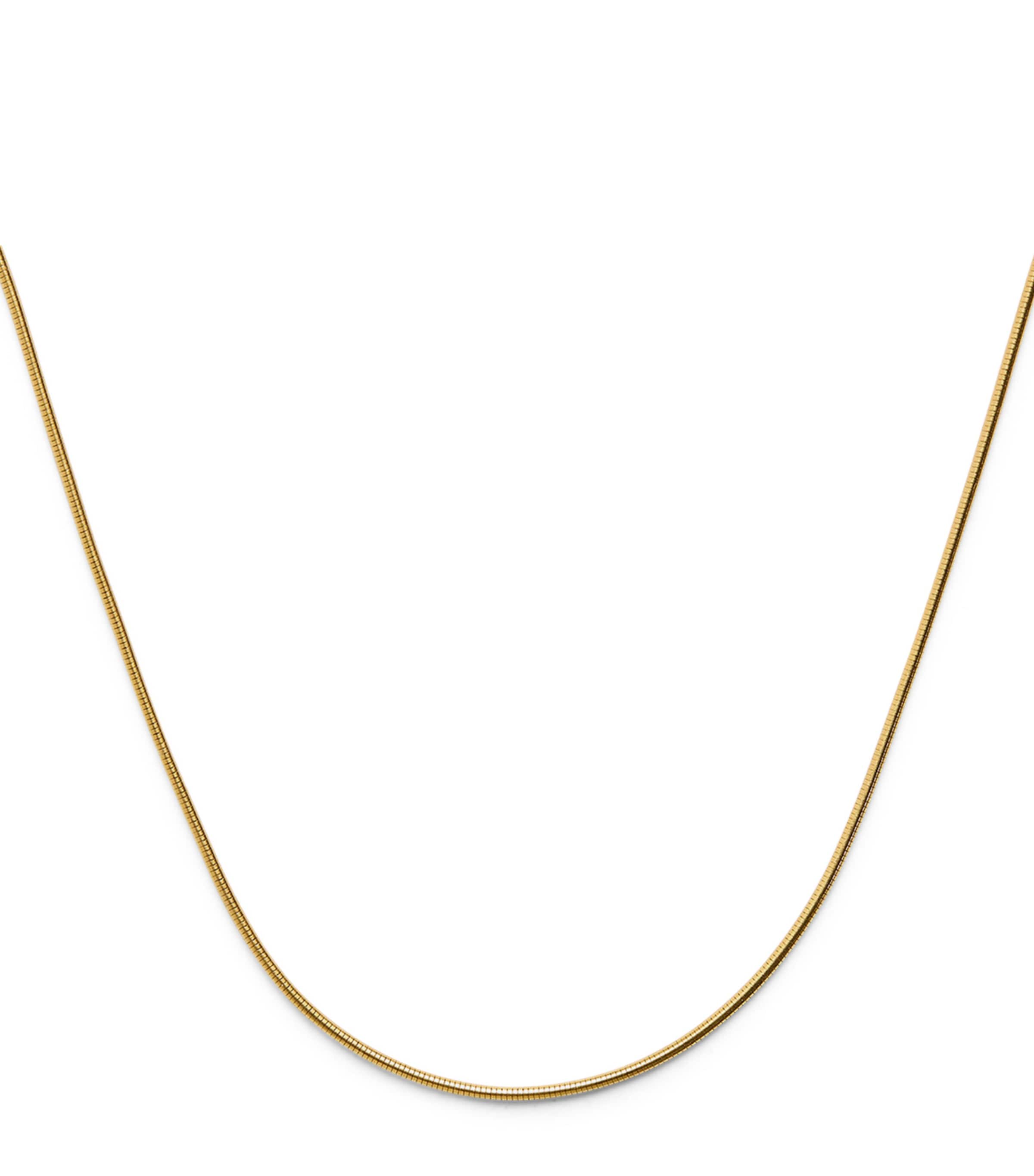 Yellow Gold Cascade Chain Necklace
