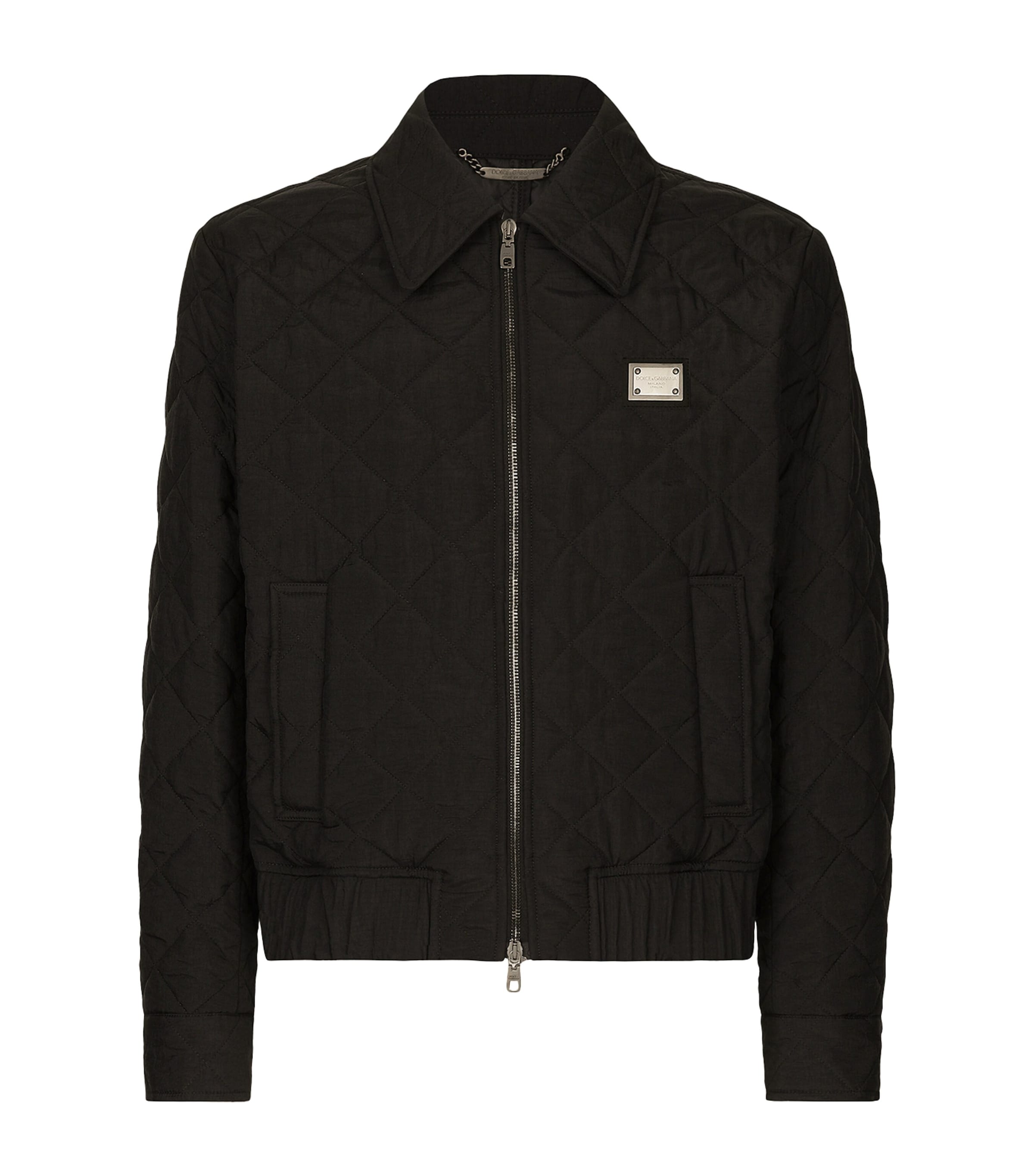 Quilted Bomber Jacket