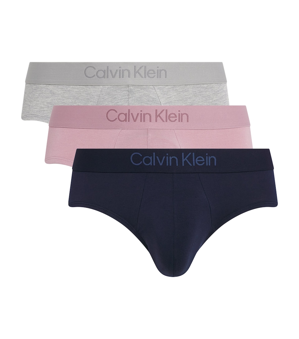 Calvin Klein Mens Ultra Soft Modal Briefs (Pack of 3) Dark Sapphire/d