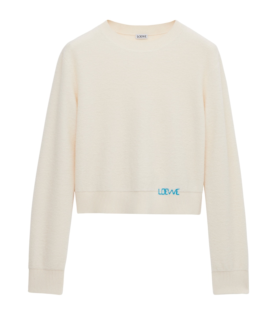 Wool-Blend Embroidered Sweater