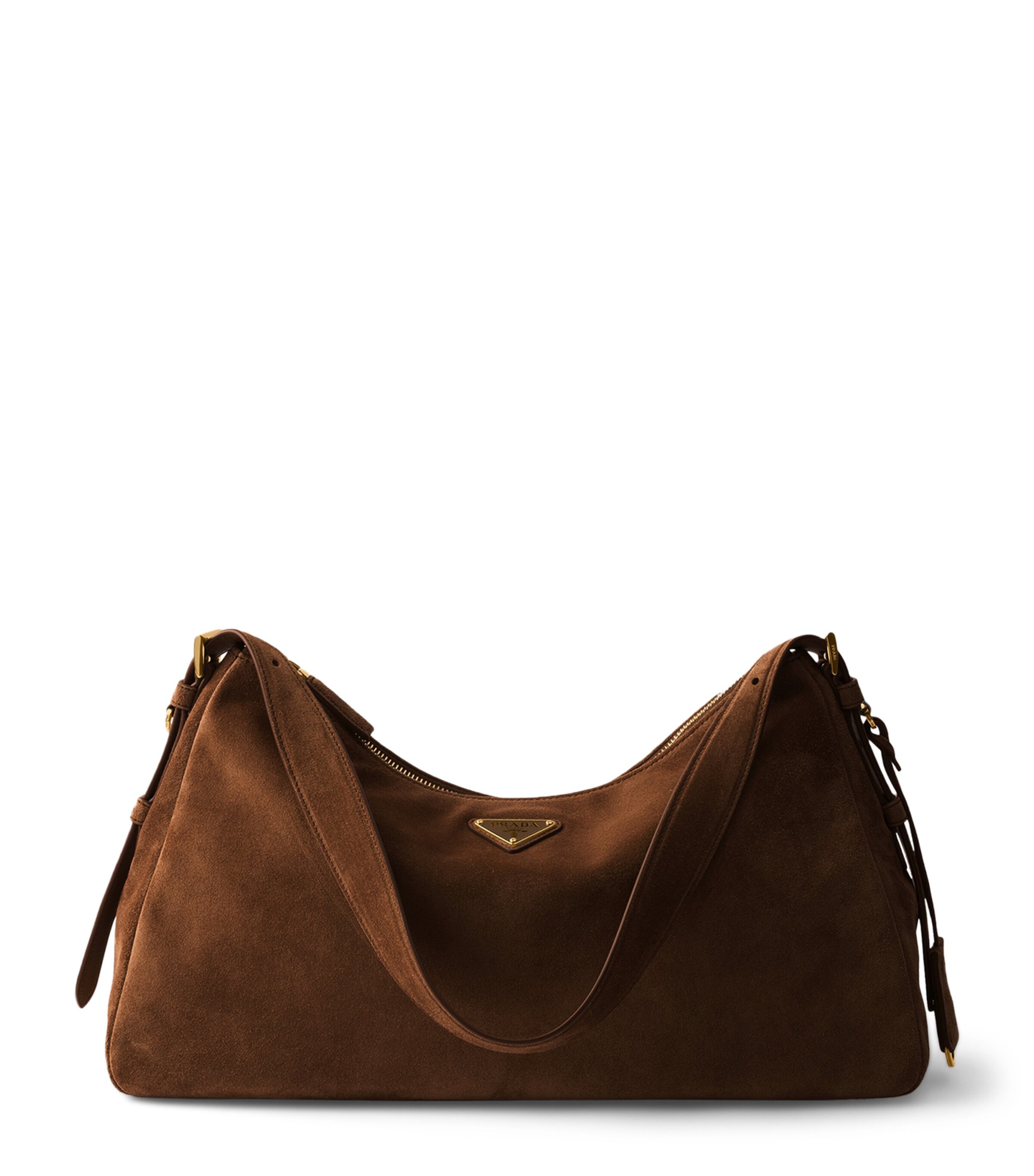 Large Suede Aimée Shoulder Bag