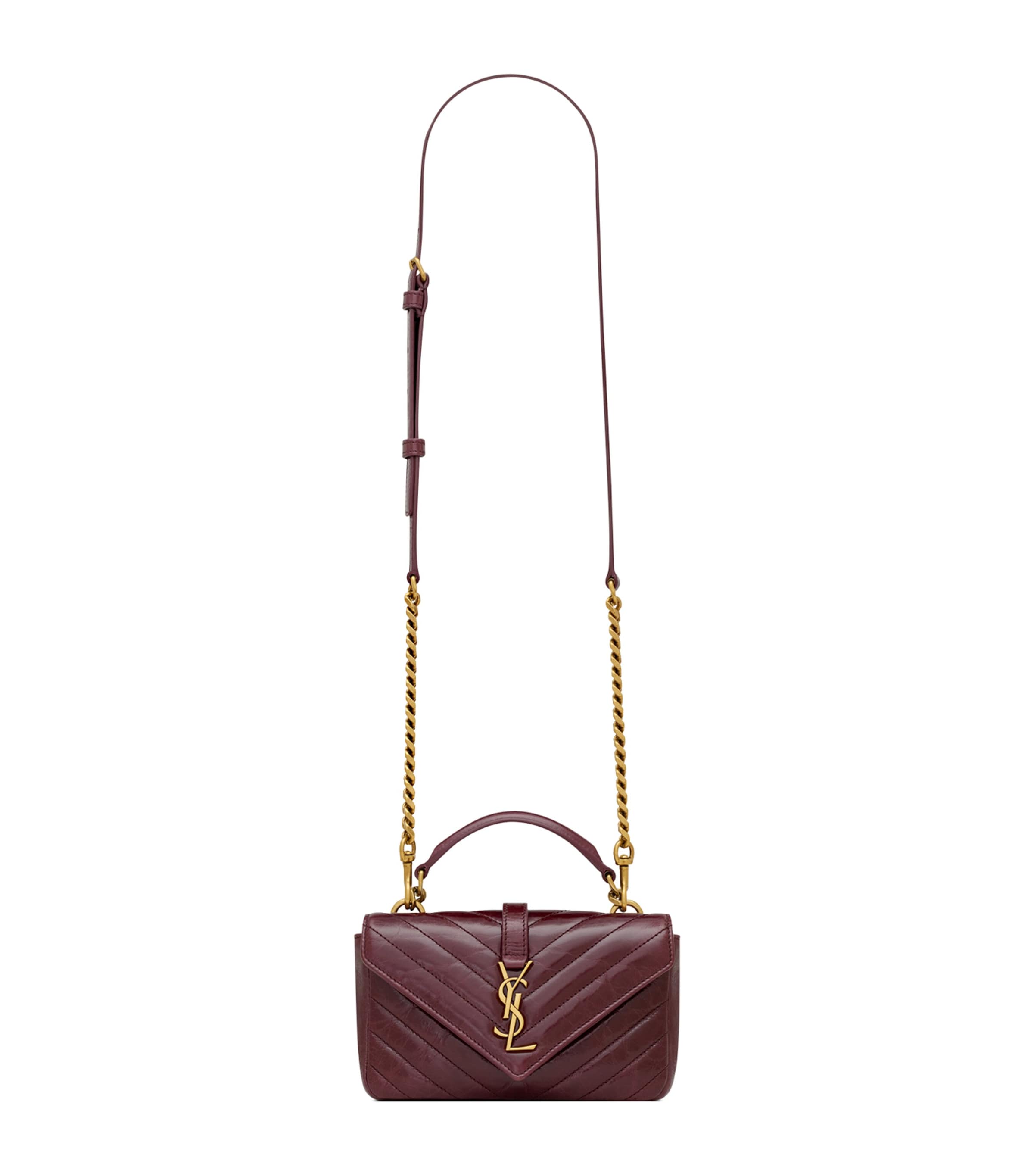Leather College Top-Handle Bag
