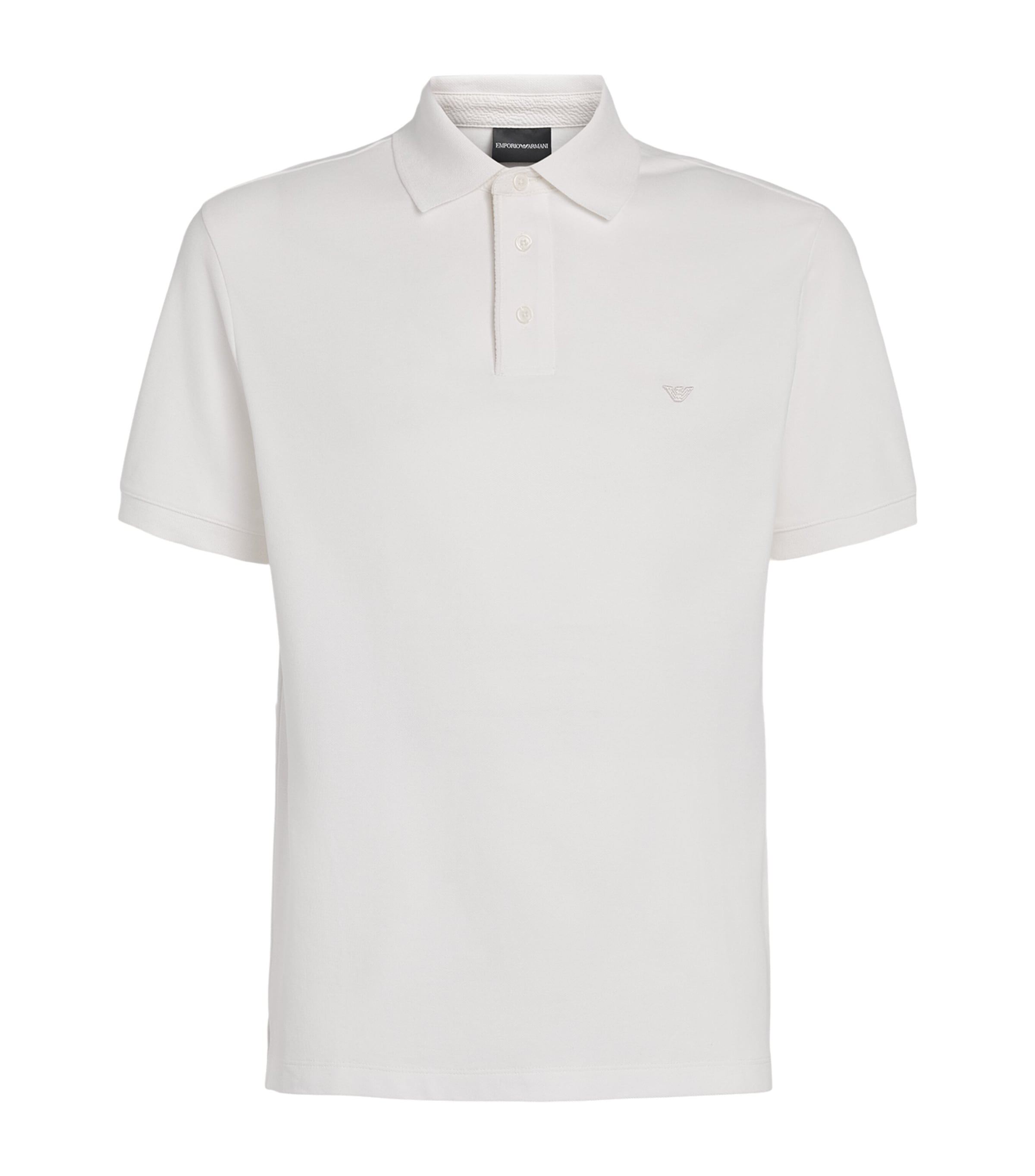 Emporio Armani Mens Cotton Logo Polo Shirt