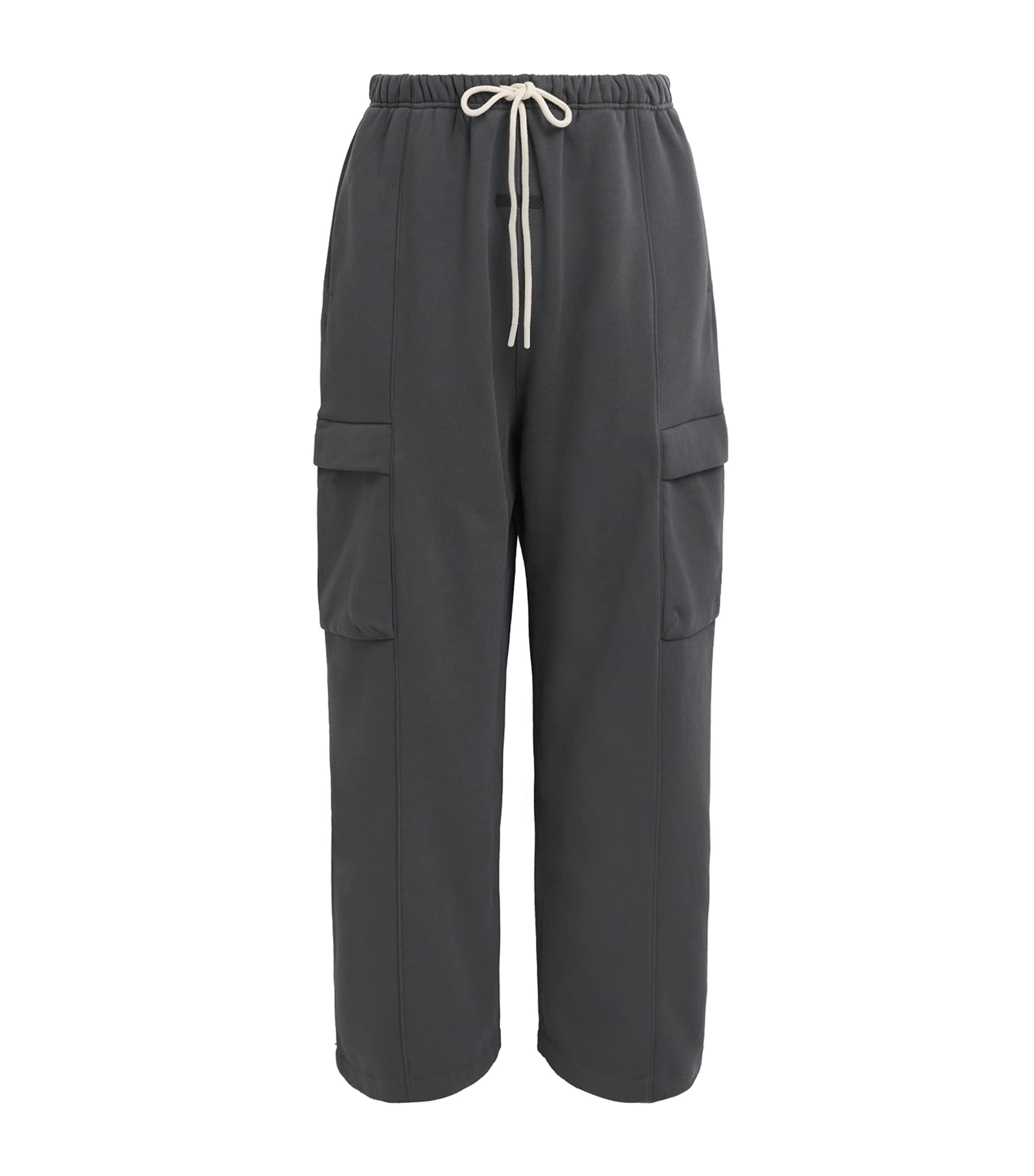 FEAR OF GOD ESSENTIALS Mens Cargo Field Sweatpants Iron Grey