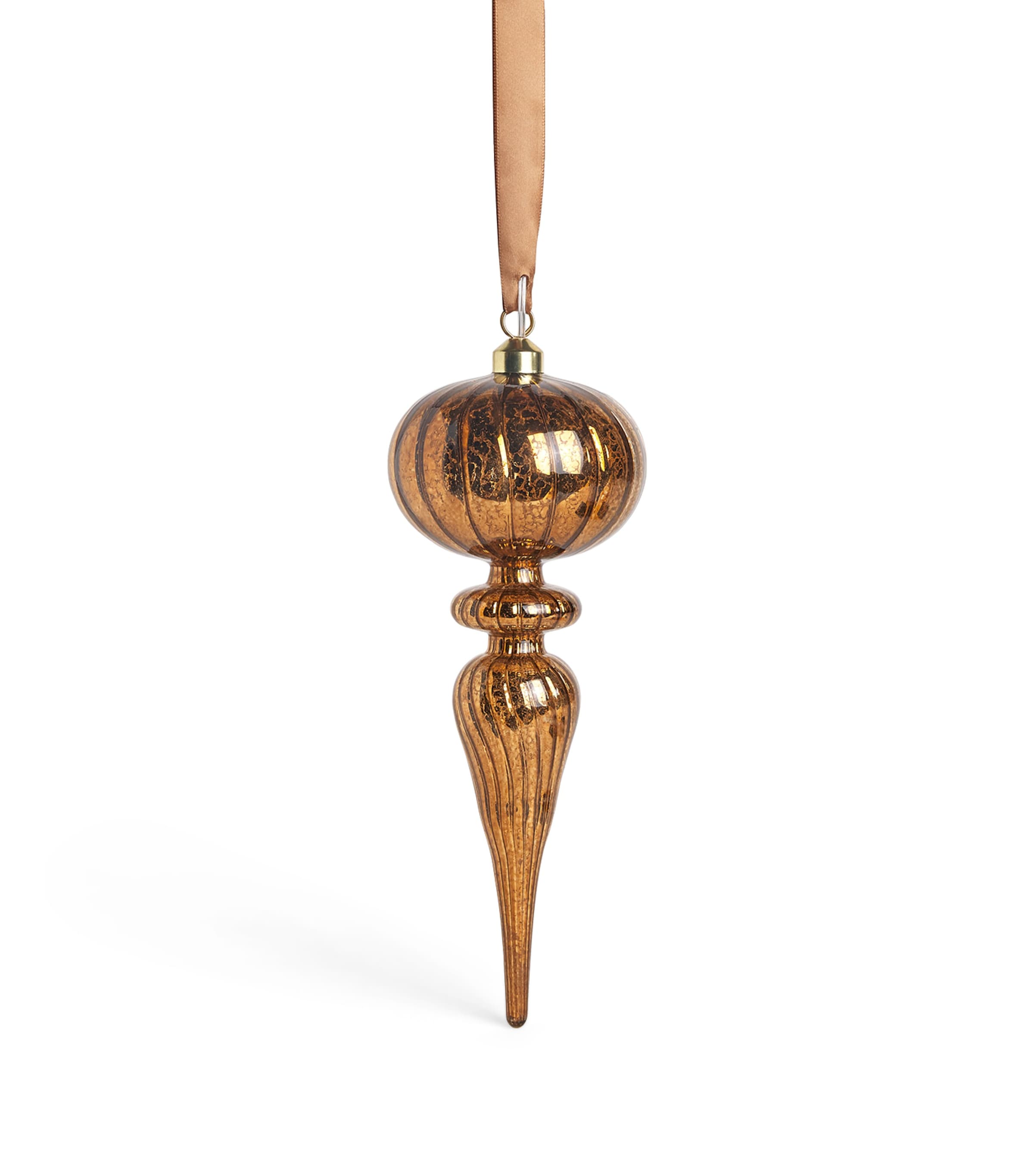 Harrods Glass Pointed Orb Light Brown/warm White