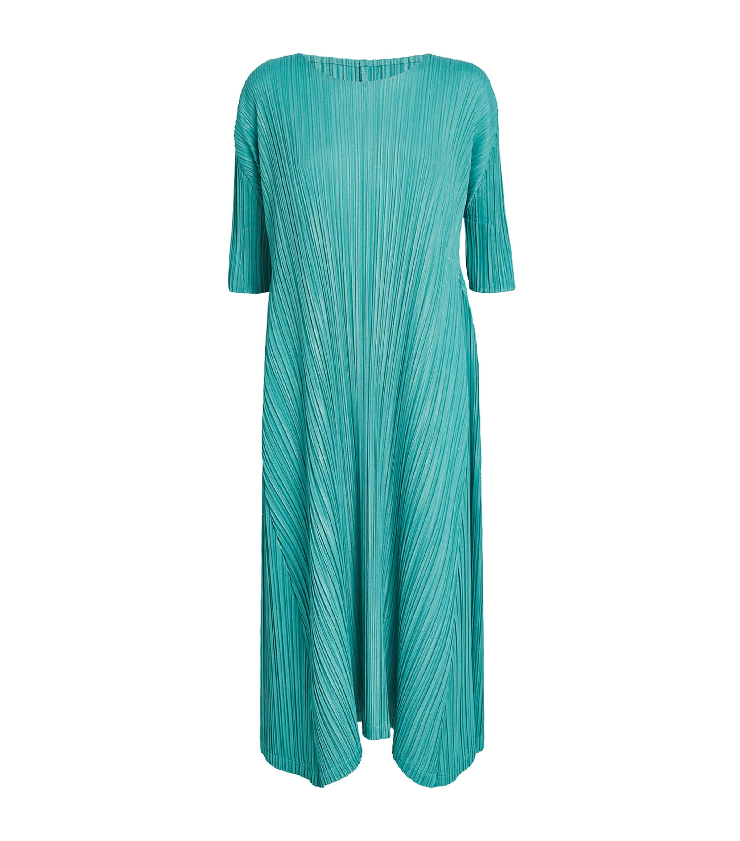 Mellow Pleats Midi Dress