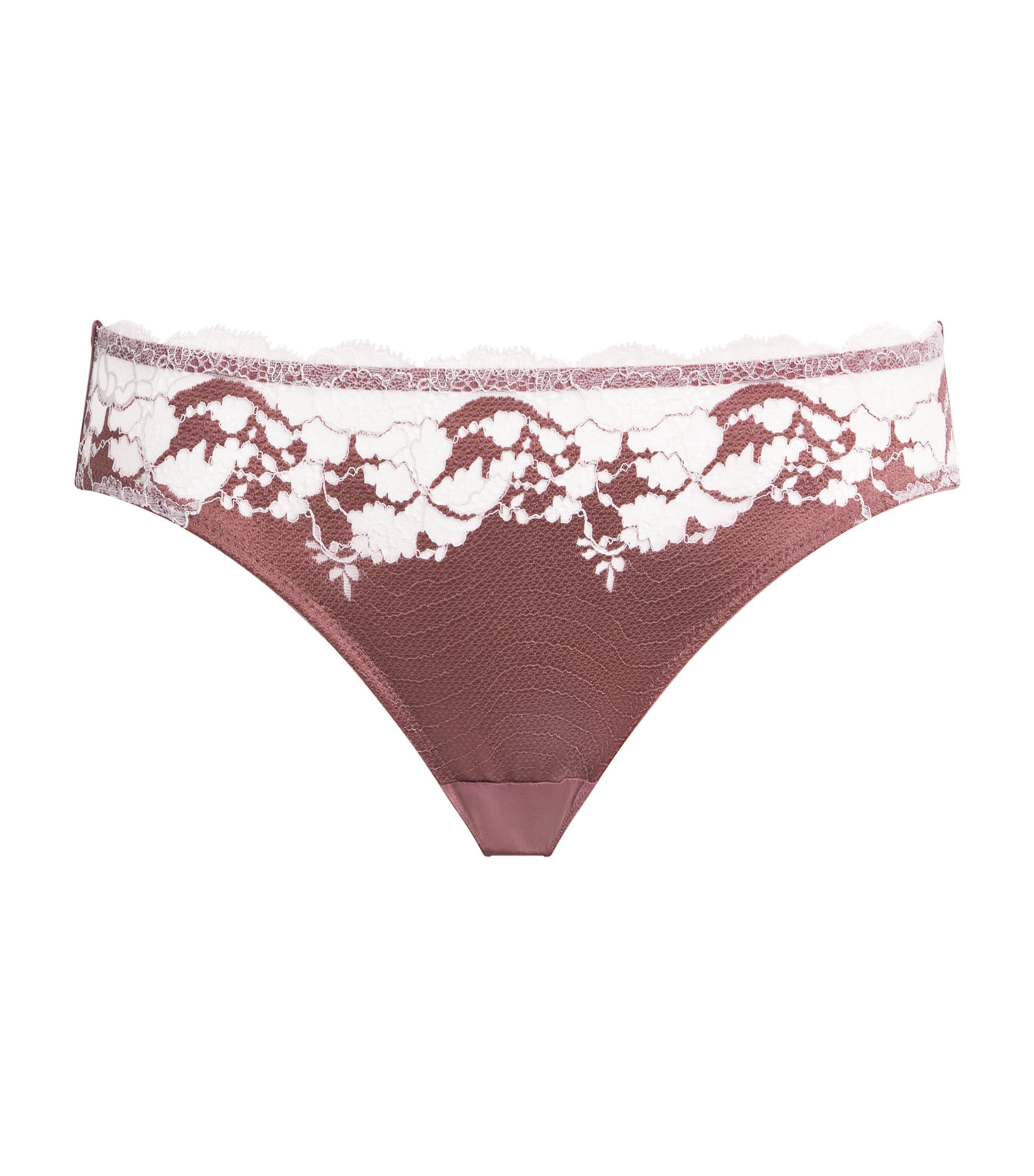 Wacoal Womens Modern Affair Bikini Briefs Brwn/crdl Pnk