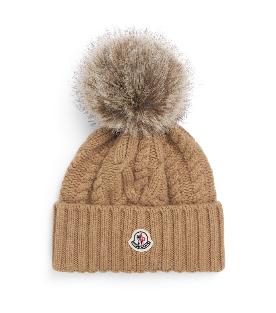 Virgin Wool-Cashmere Pom-Pom Beanie