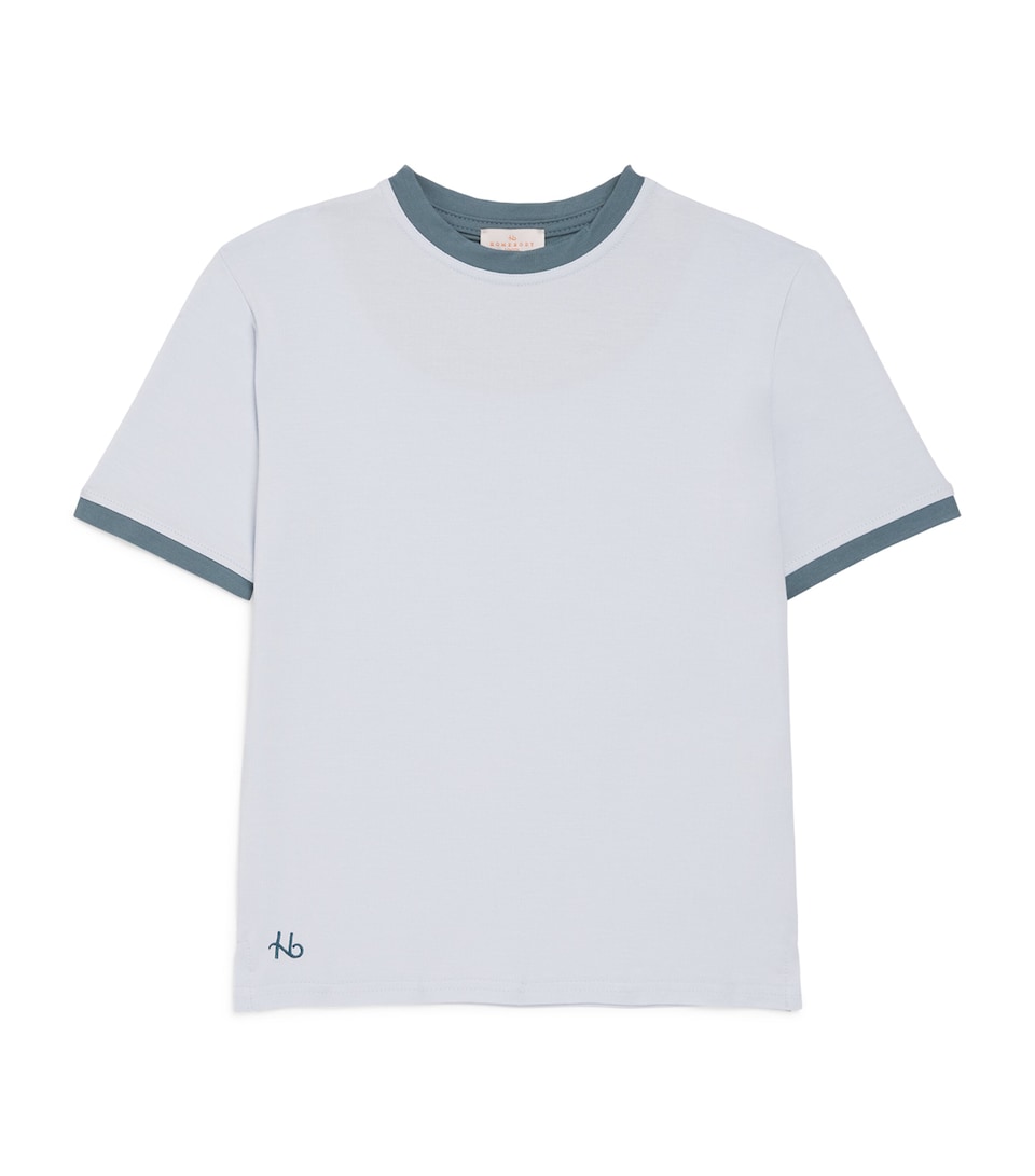 Homebody Kids Stretch-Modal Pyjama Top (4-16 Years) Pale Blue