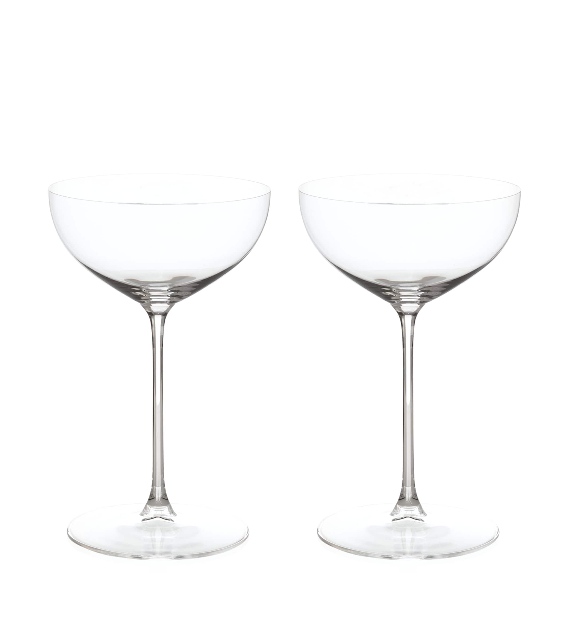 Set of 2 Crystal Veritas Coupes (310ml)