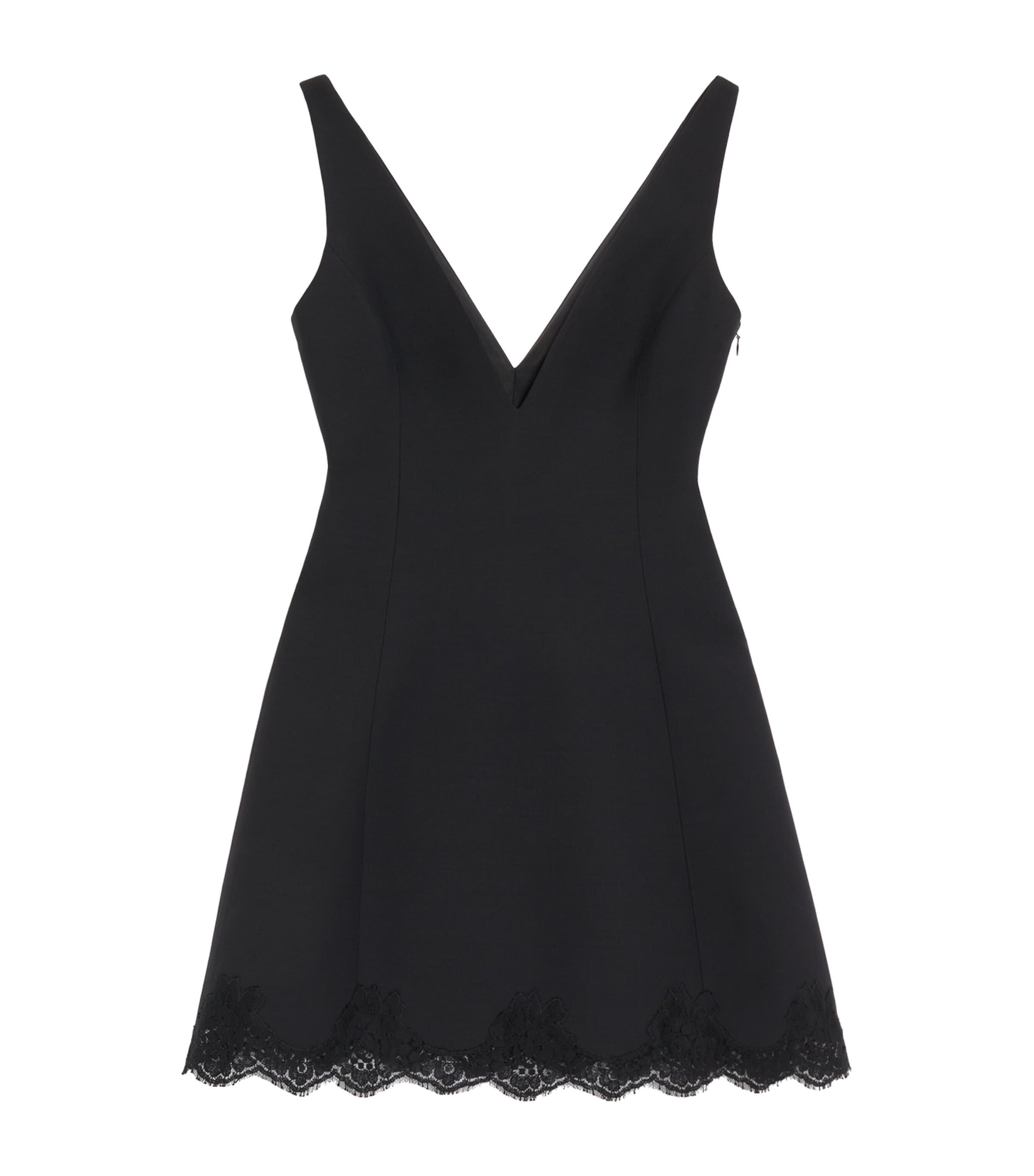 Valentino Womens V-Neck Mini Dress