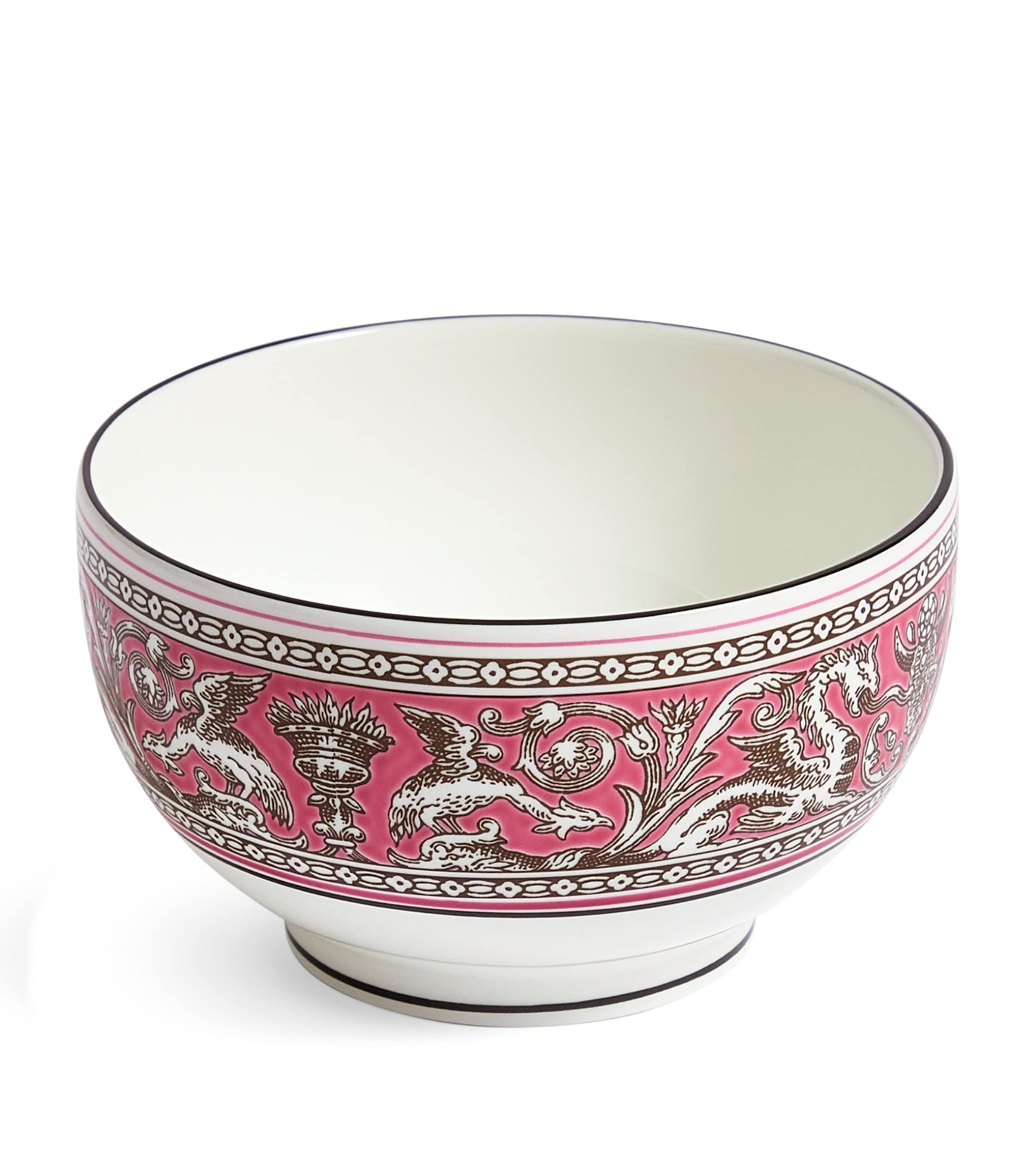 Florentine Fuchsia Rice Bowl (10.5cm)