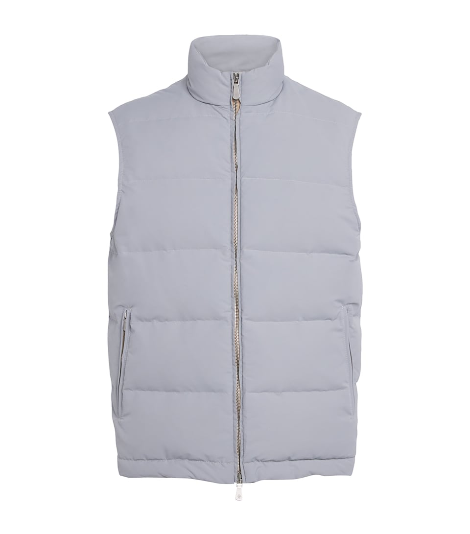 Wool-Blend Down Gilet