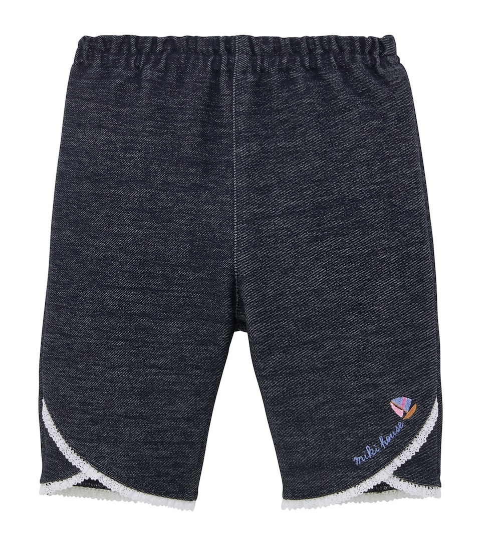 Miki House Cotton-Blend Cropped Sweatpants (2-9 Years)