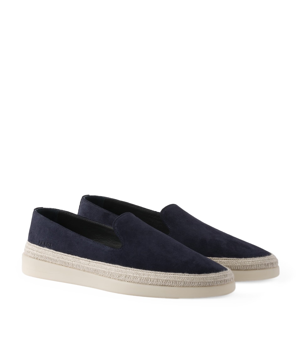 Prada Suede Loafers