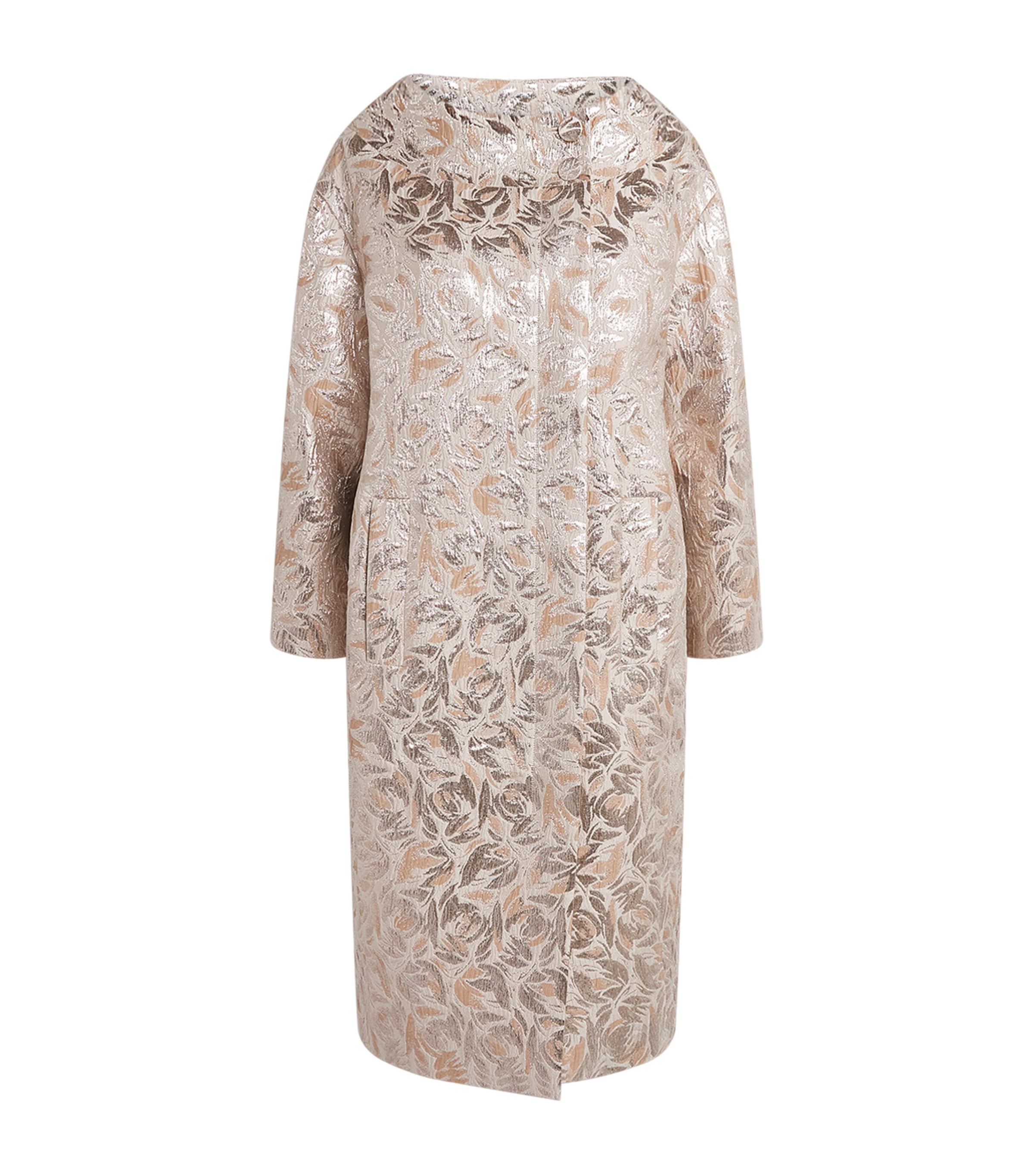Huishan Zhang Womens Pippa Opera Coat Gold