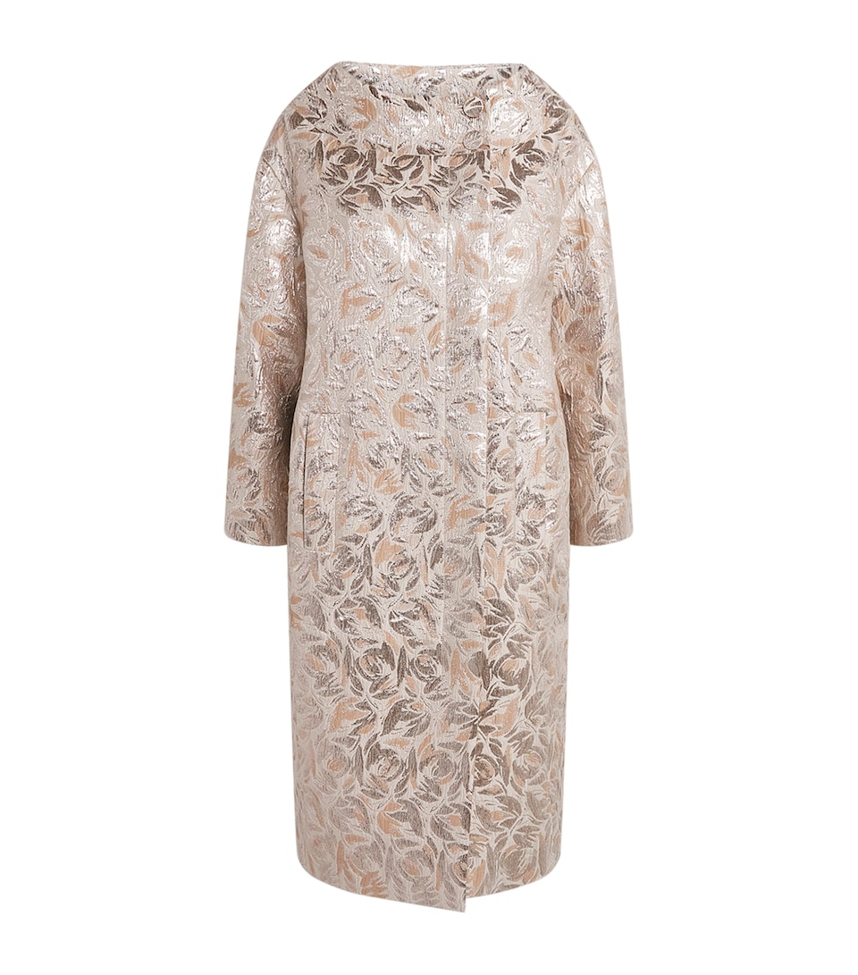 Huishan Zhang Womens Pippa Opera Coat Gold