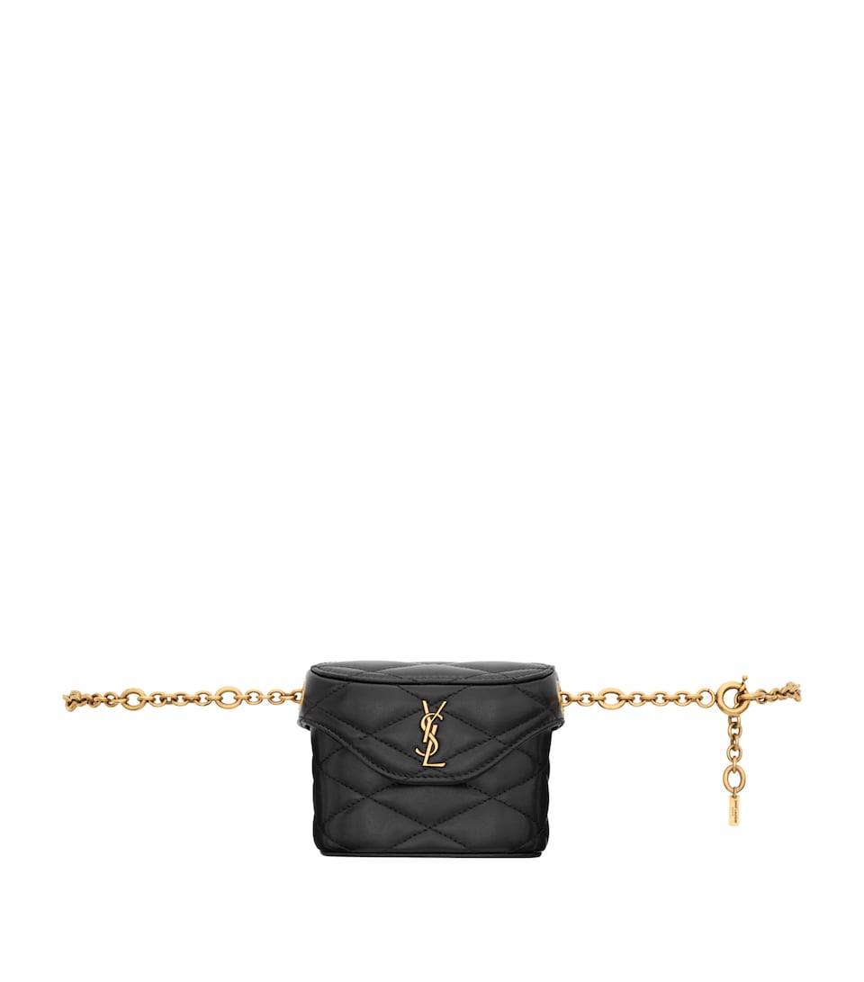 Leather June Chain Belt Bag