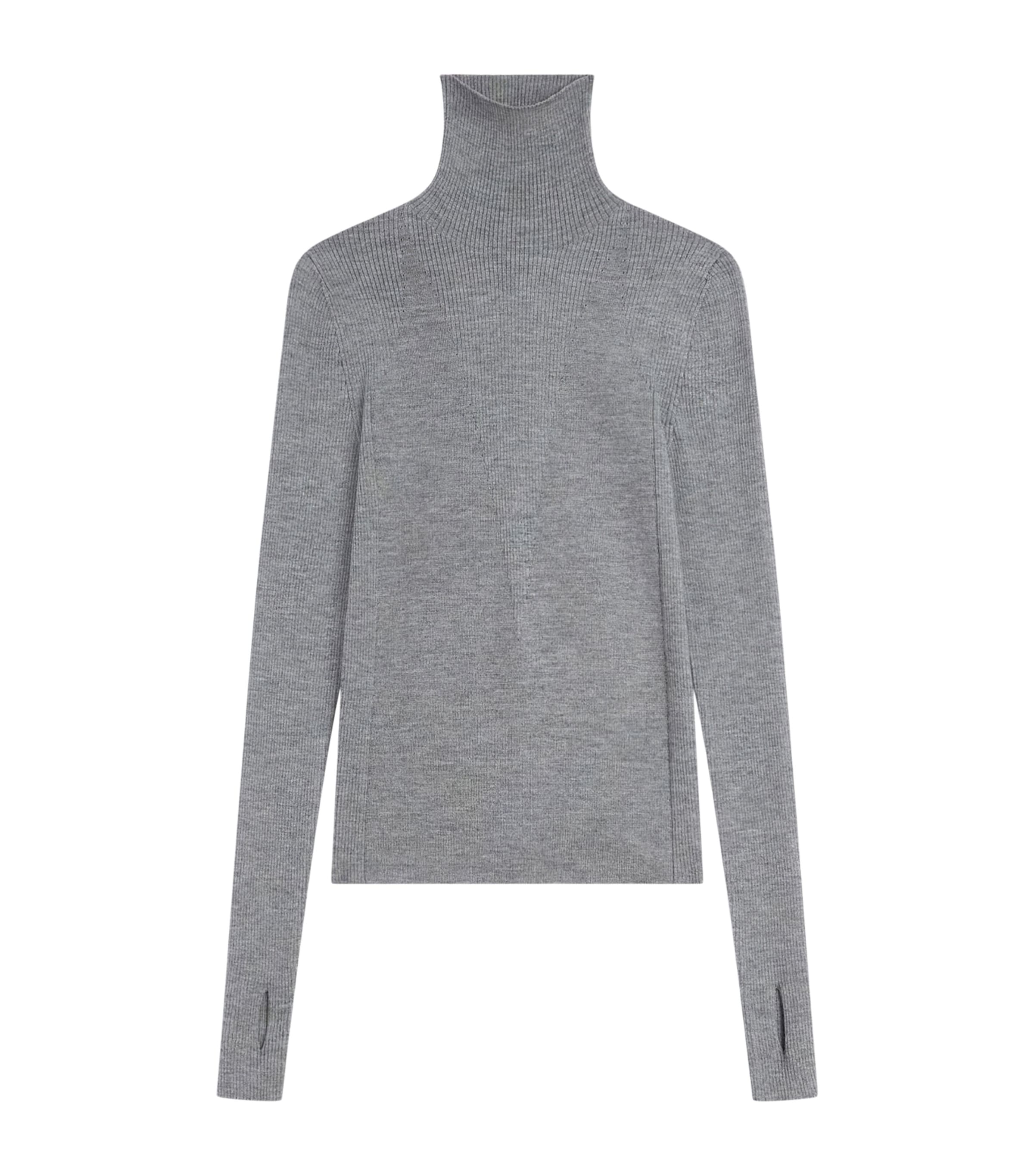 Givenchy Womens Wool-Silk Rollneck Sweater
