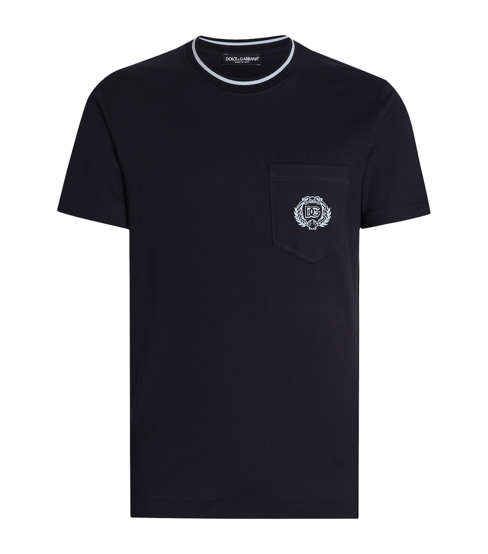 Cotton Embroidered Logo T-Shirt