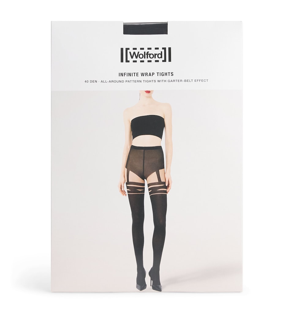 Wolford Womens Infinite Wrap 40 Tights Black