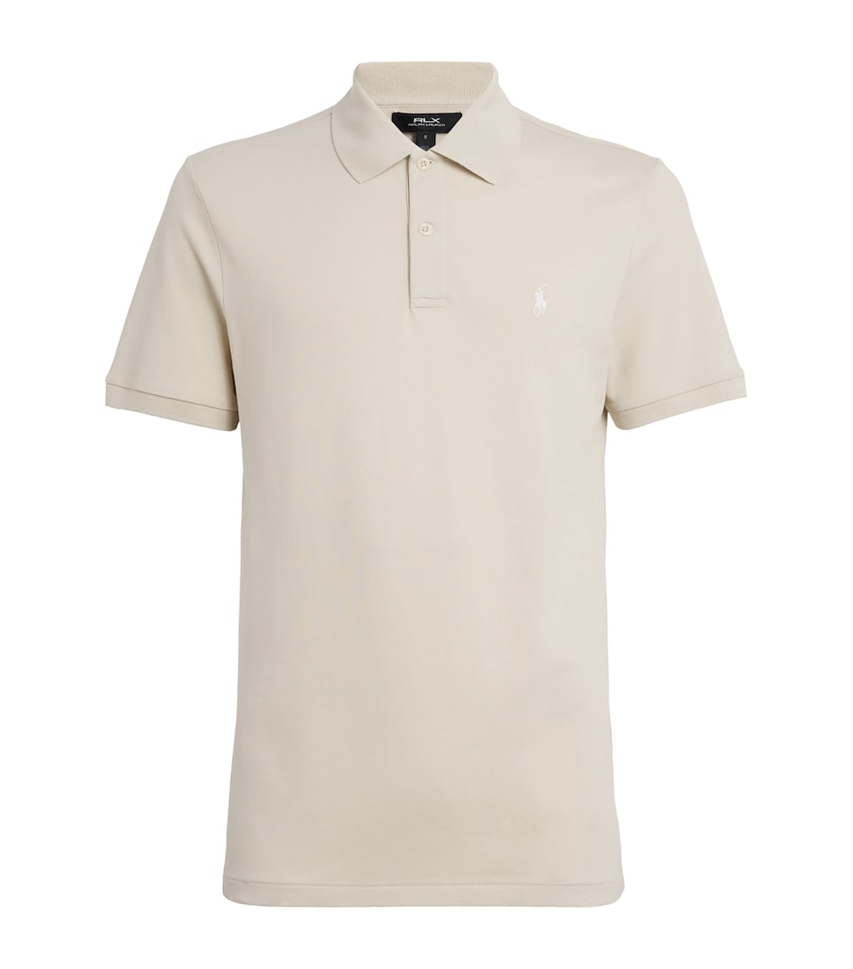 Stretch-Cotton Performance Tailored Polo Shirt