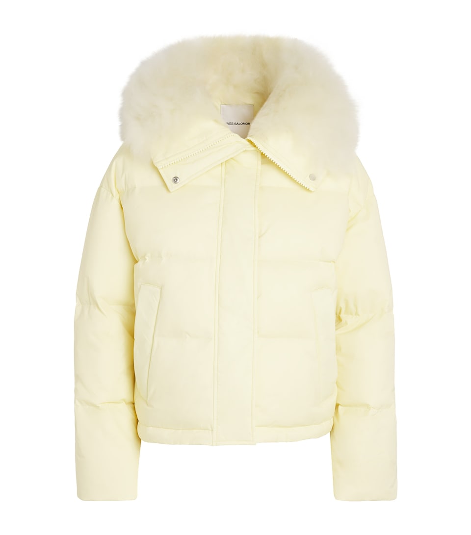 Yves Salomon Womens Down Technical Puffer Jacket