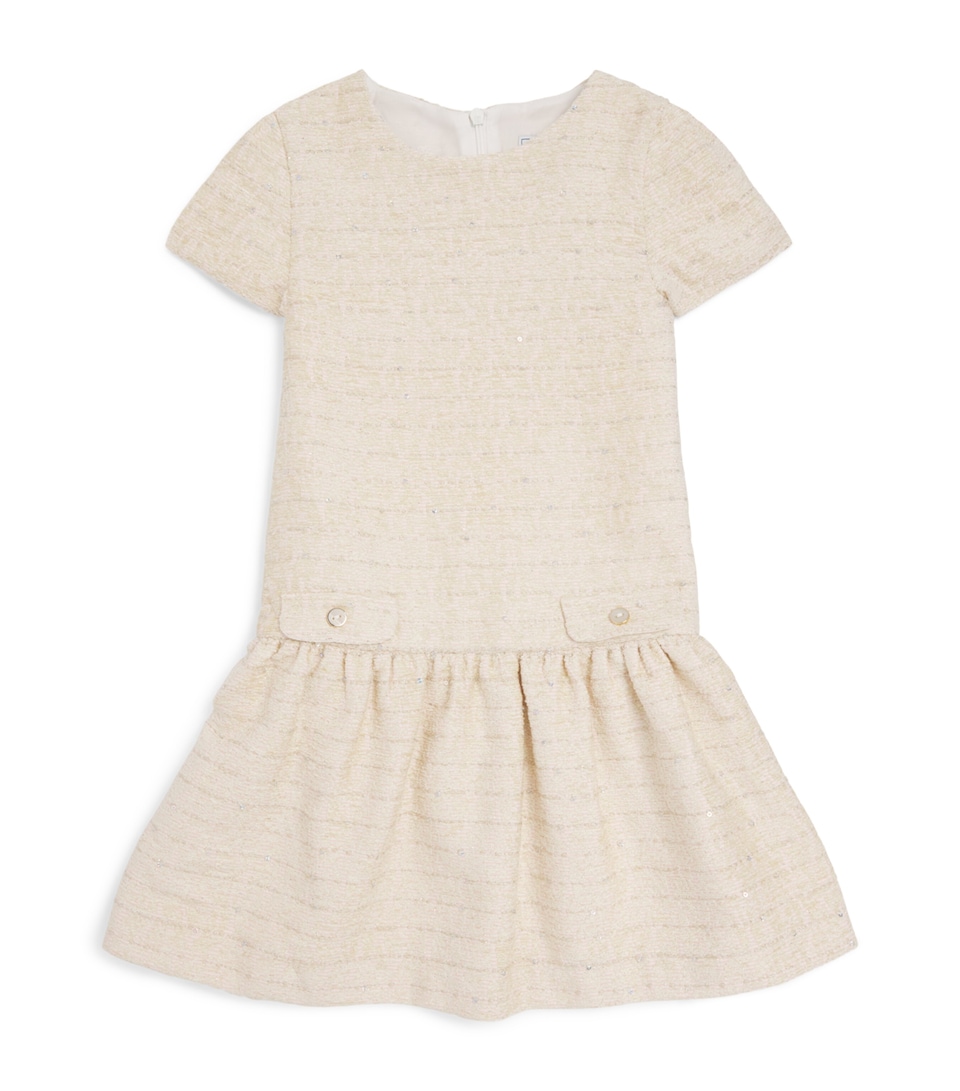 Tartine et Chocolat Tweed Sequin Dress (2-14 Years) Chiné Moyen