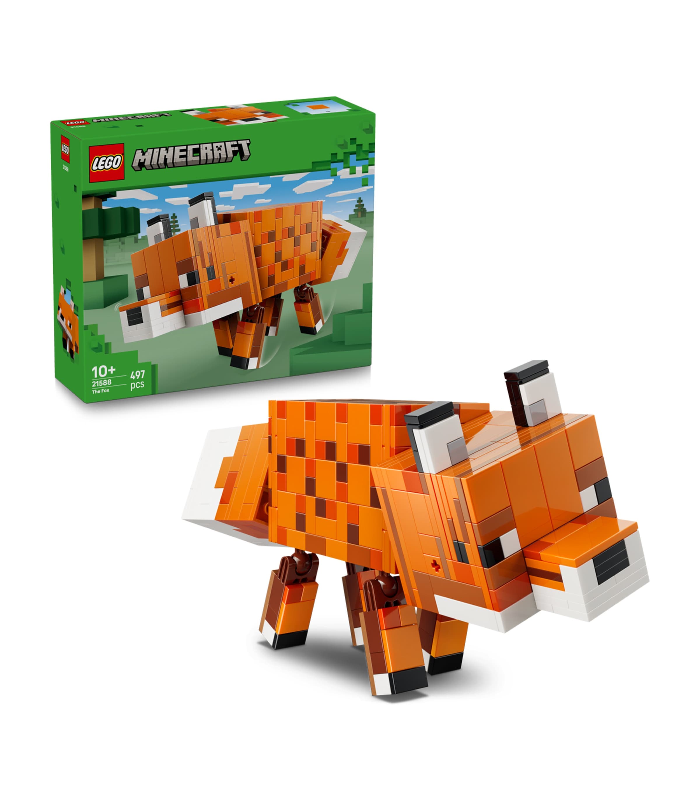 LEGO Minecraft The Fox Toy - Gaming Decor Gift 21588