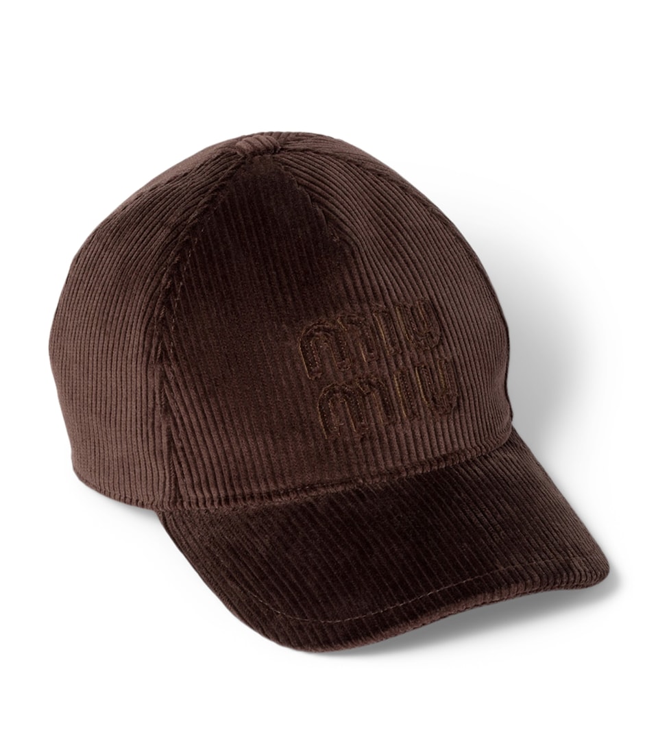 Corduroy Logo Baseball Cap