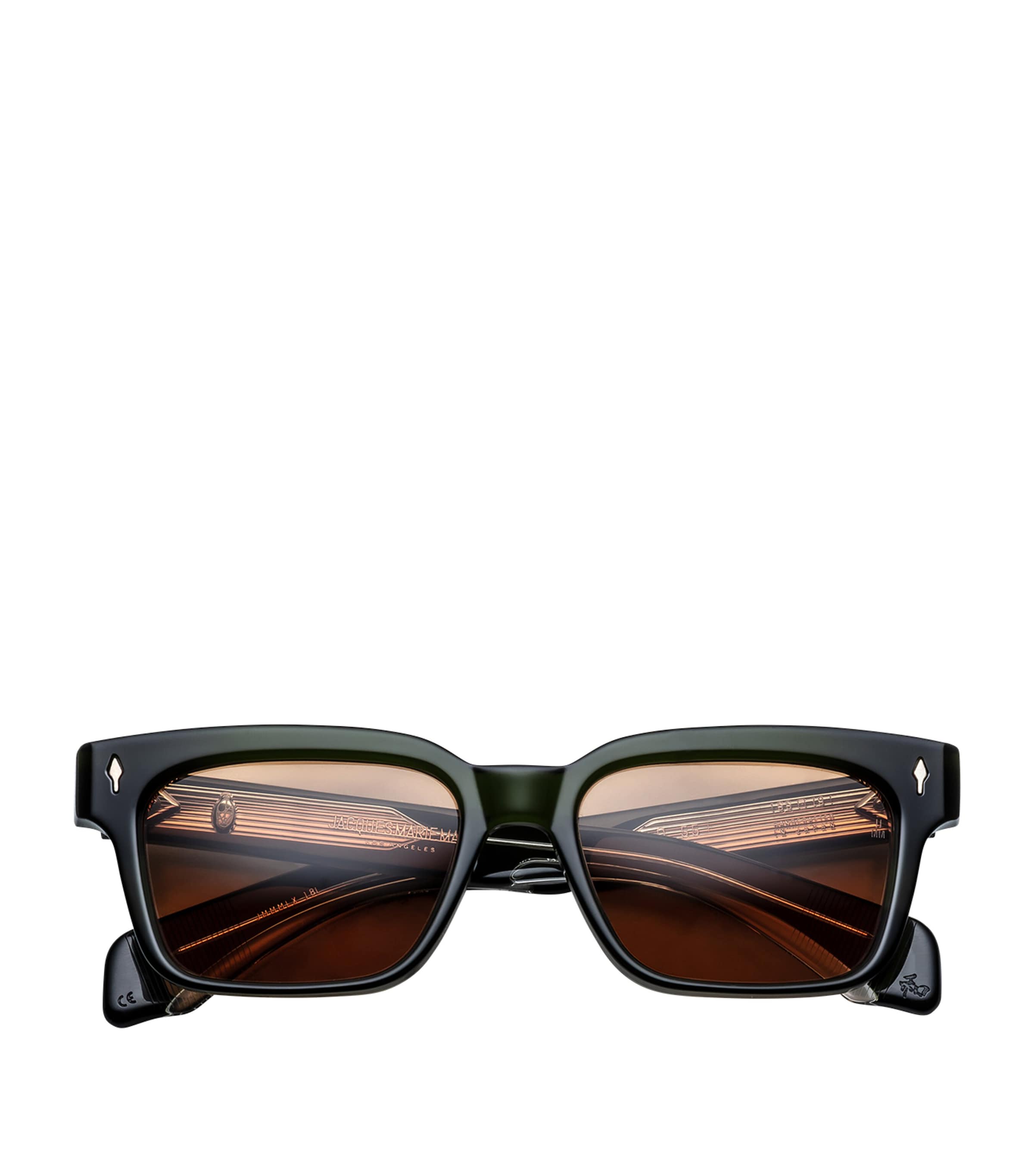 Jacques Marie Mage Acetate Molino 55 Sunglasses Orange