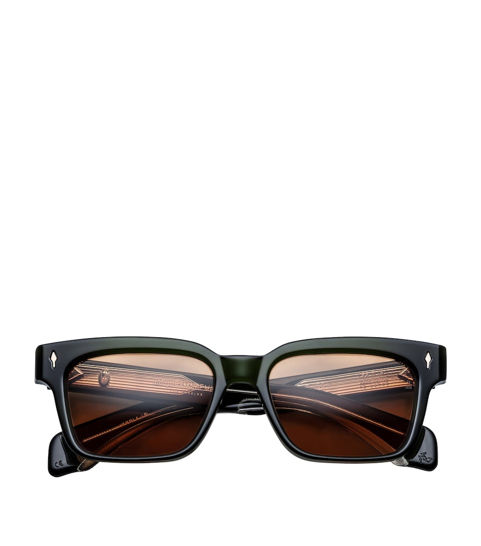 Jacques Marie Mage Acetate Molino 55 Sunglasses Orange