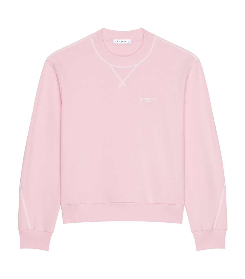 Givenchy Mens Fleece Couture Seam Sweatshirt