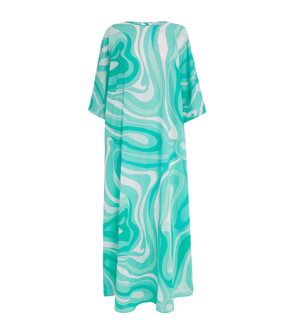 Cotton Marmo Maxi Dress