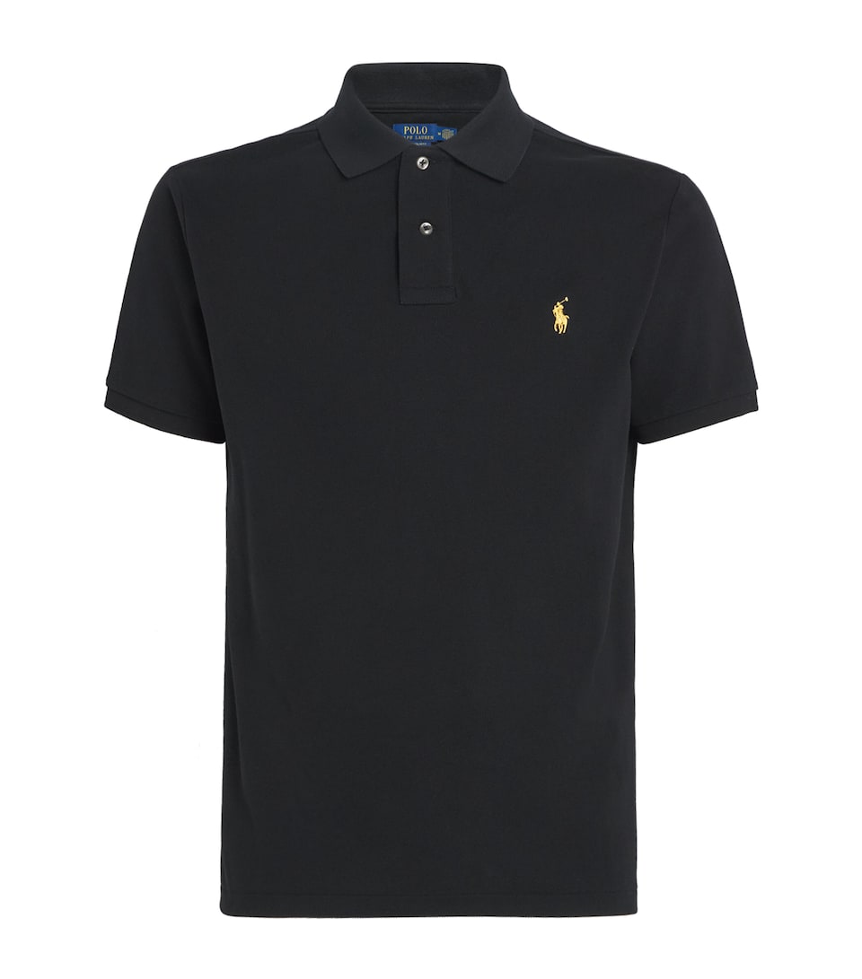 Cotton Mesh Slim-Fit Polo Shirt