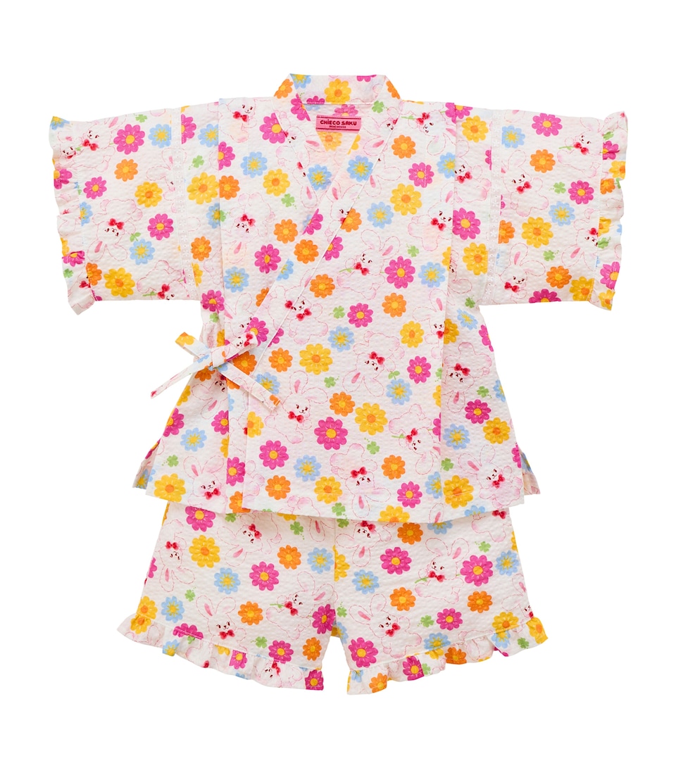 Cotton Floral Jinbei Set (3 Months-7 Years)